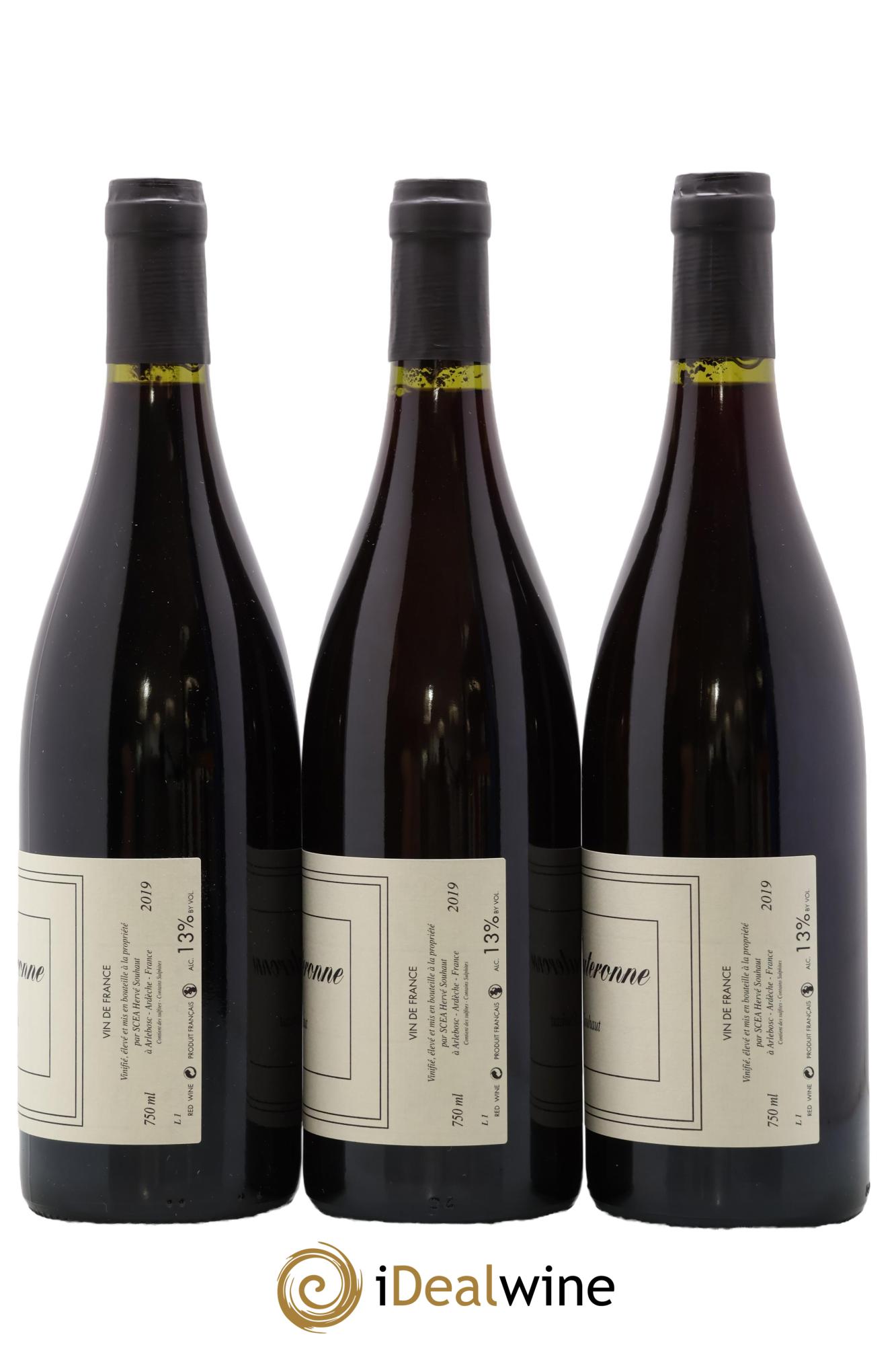 Vin de France La Souteronne Hervé Souhaut - Domaine Romaneaux-Destezet 2019 - Lot of 3 bottles - 1