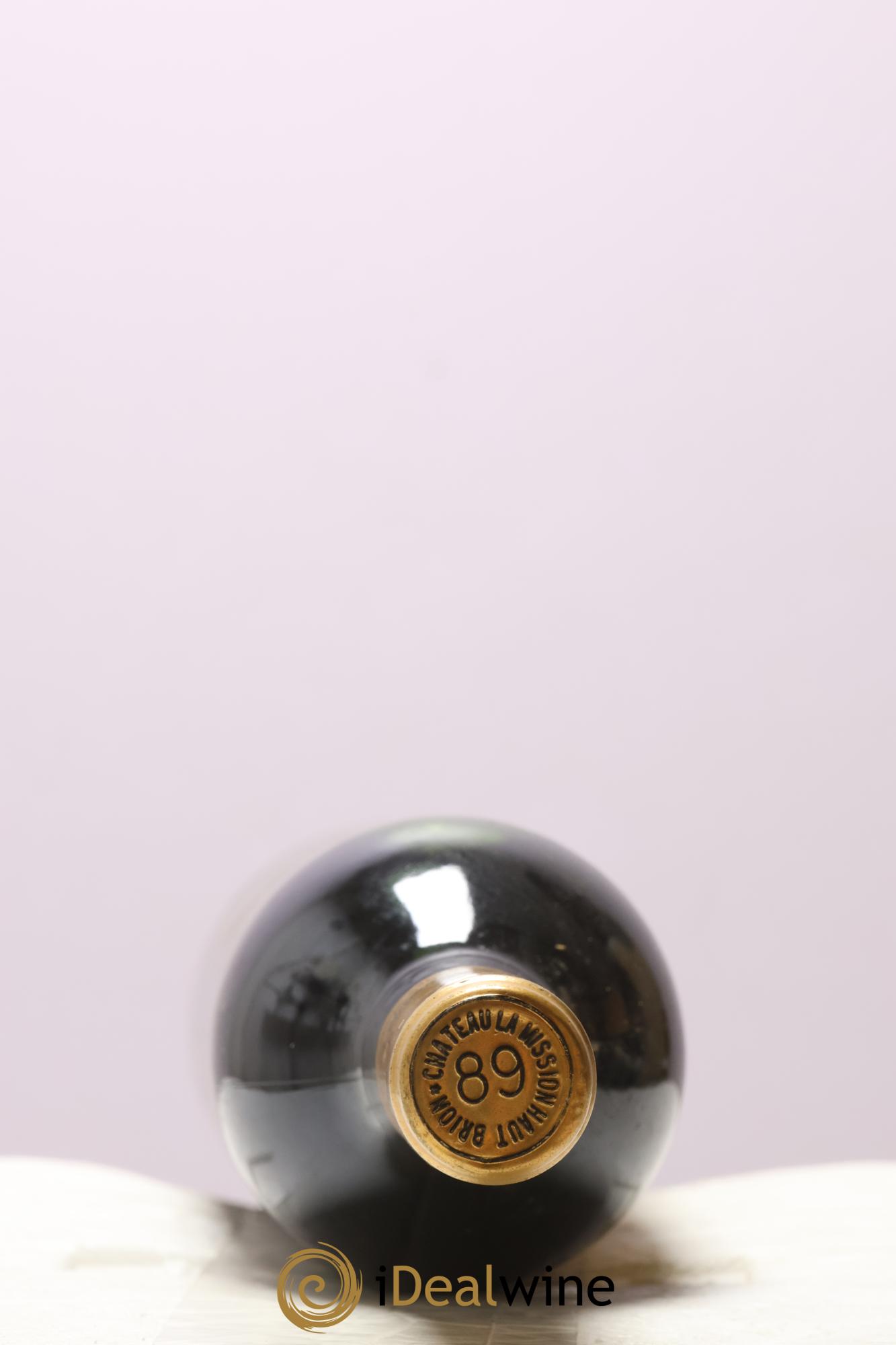 Château la Mission Haut-Brion Cru Classé de Graves 1989 - Posten von 2 Flaschen - 1