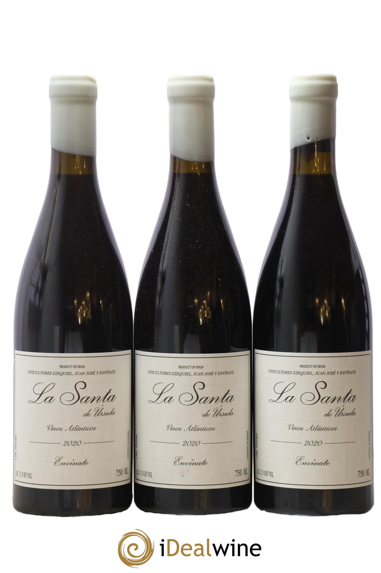 Espagne Vinos Atlanticos La Santa de Ursula Envinate 2020 - Lot of 3 bottles - 0