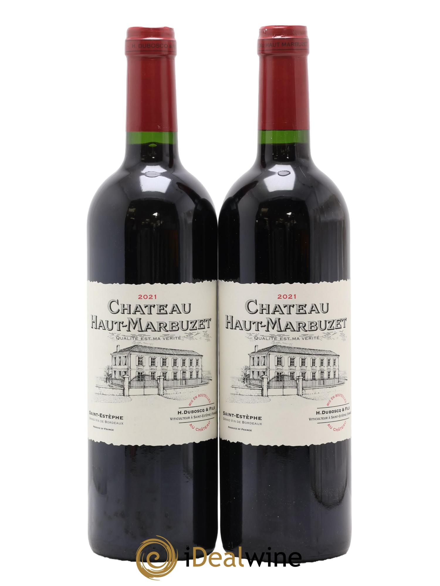 Château Haut Marbuzet 2021 - Lotto di 2 bottiglie - 0