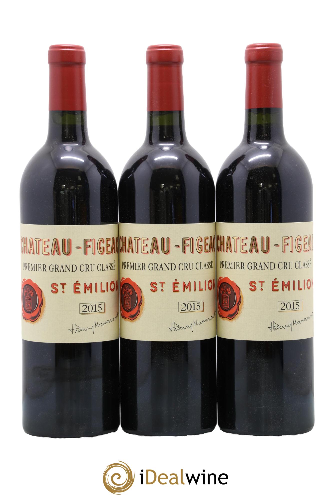 Château Figeac 1er Grand Cru Classé A 2015 - Lot of 6 bottles - 1
