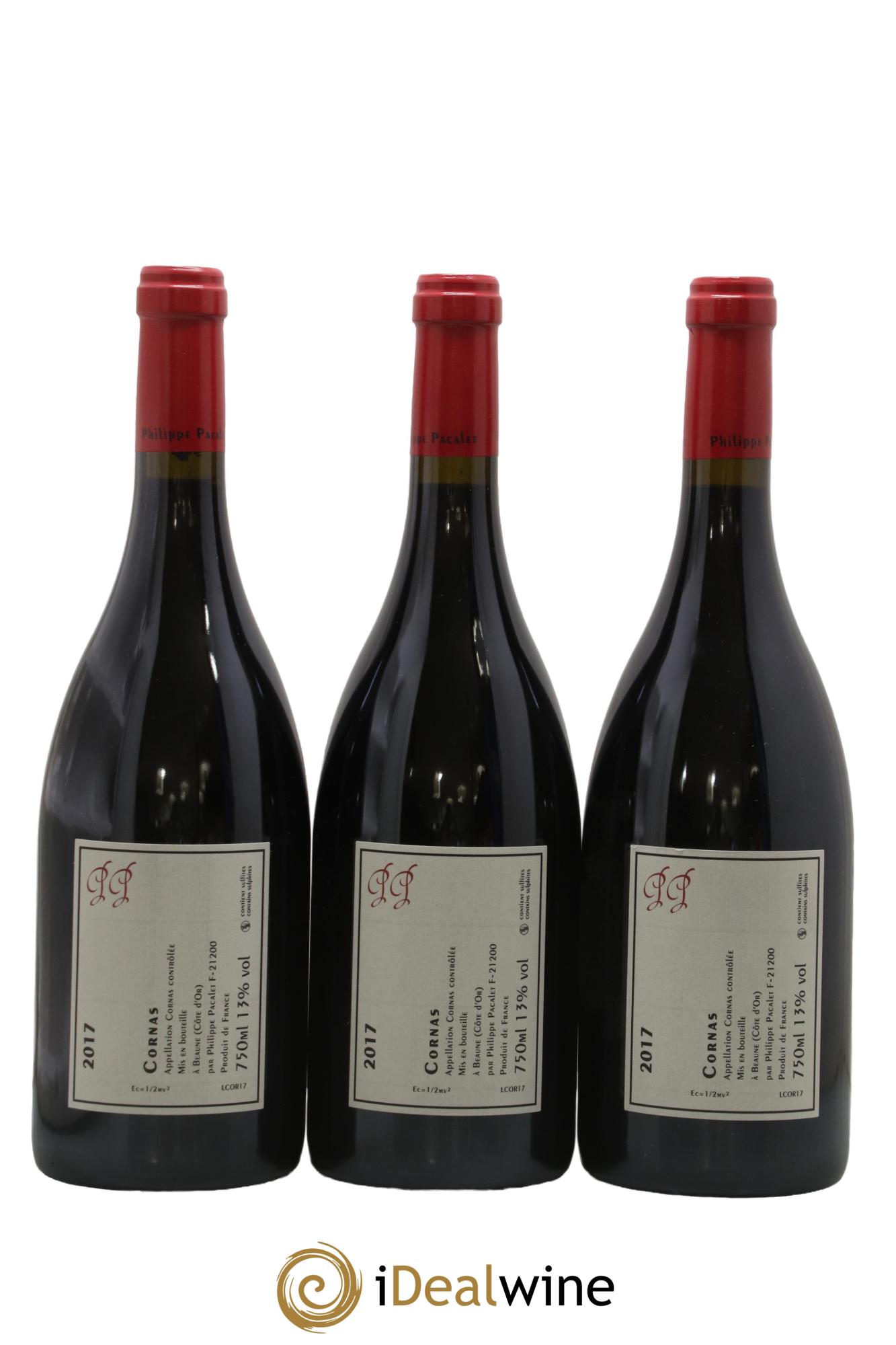 Cornas Philippe Pacalet 2017 - Lot de 3 bouteilles - 1