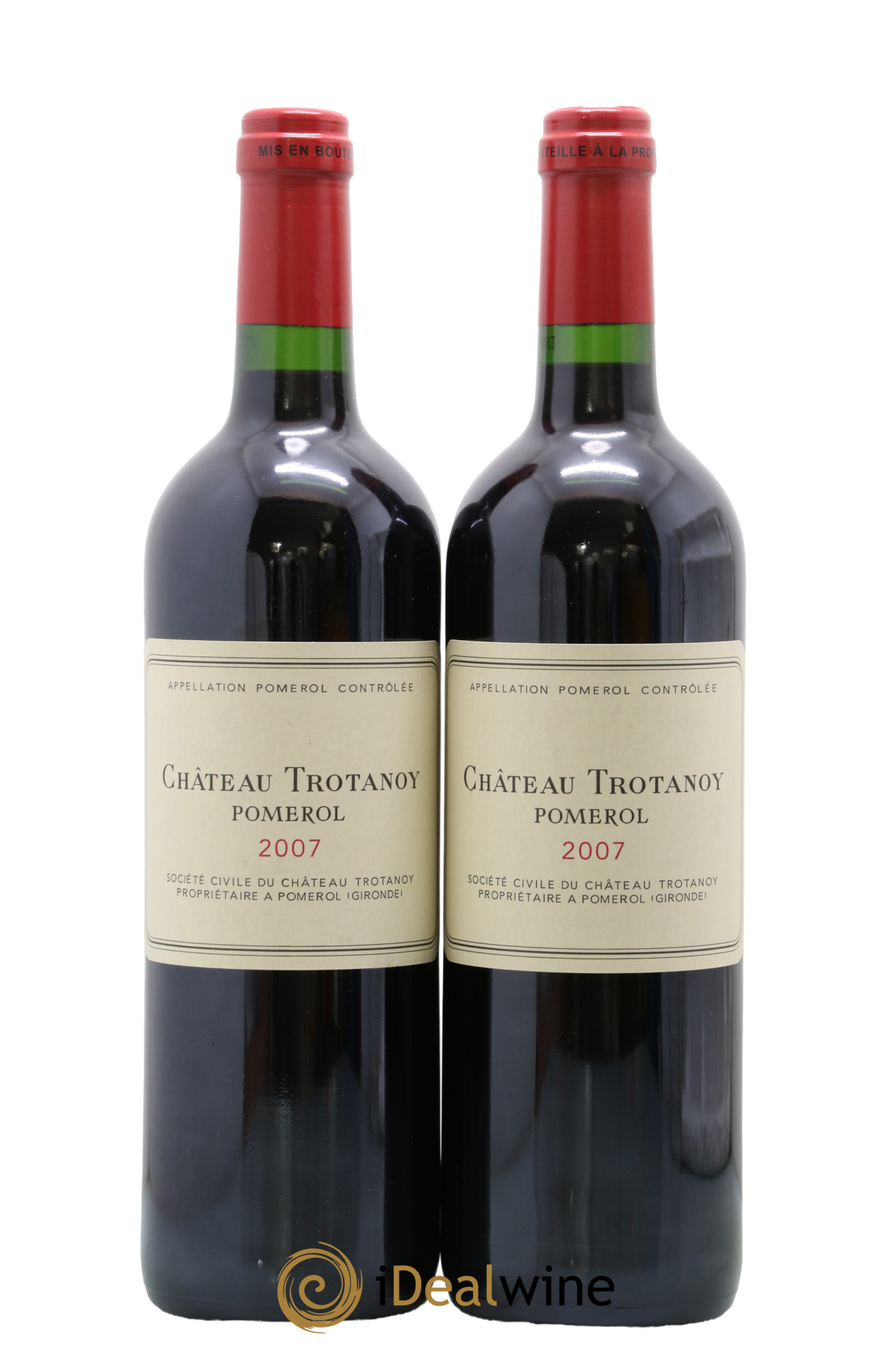 Château Trotanoy 2007 - Lot of 2 bottles - 0