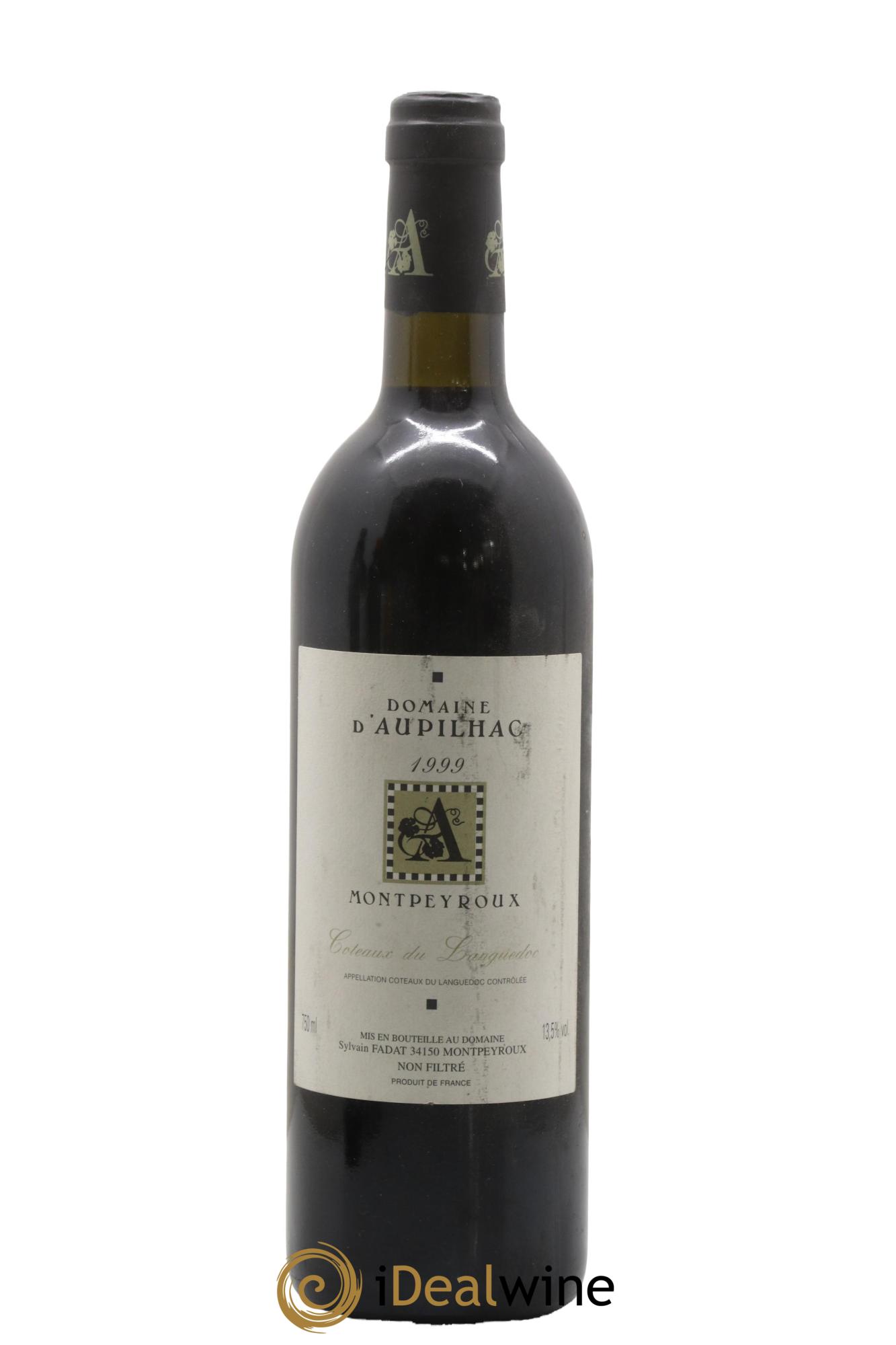 Languedoc-Montpeyroux Aupilhac (Domaine d') Cuvée Aupilhac Sylvain Fadat 1999 - Lot of 1 bottle - 0