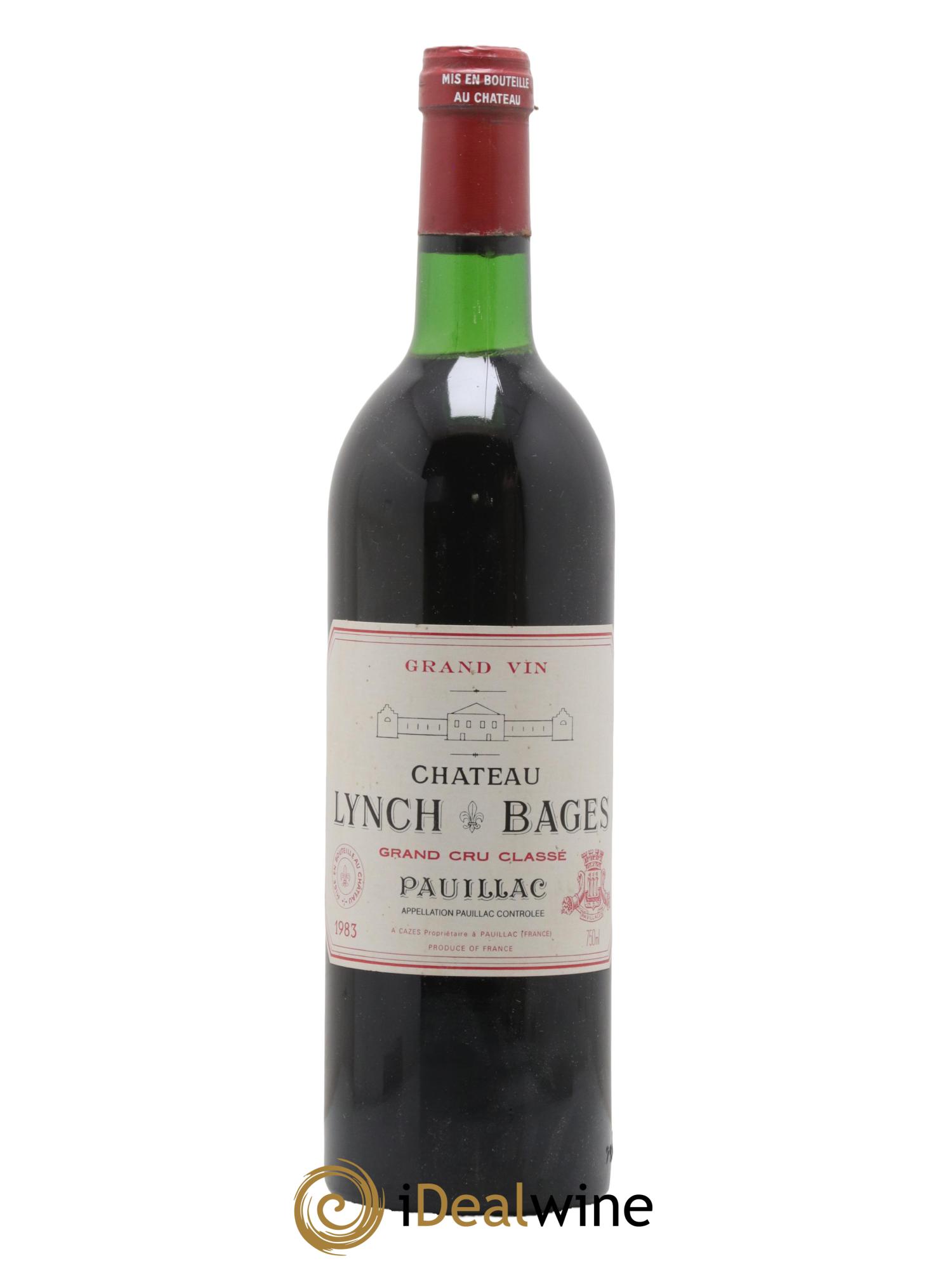 Château Lynch Bages 5ème Grand Cru Classé 1983 - Lot de 1 bouteille - 0