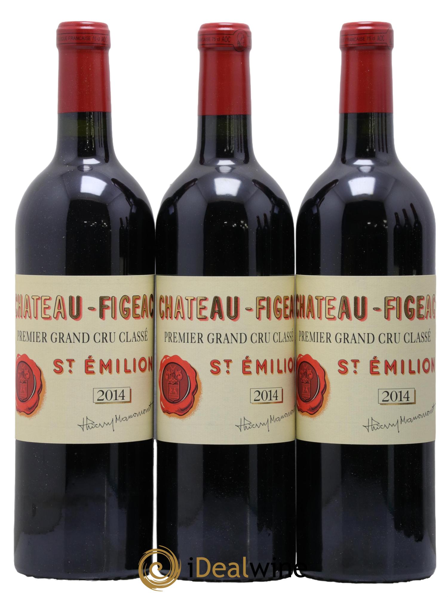 Château Figeac 1er Grand Cru Classé A  2014 - Lot of 6 bottles - 1