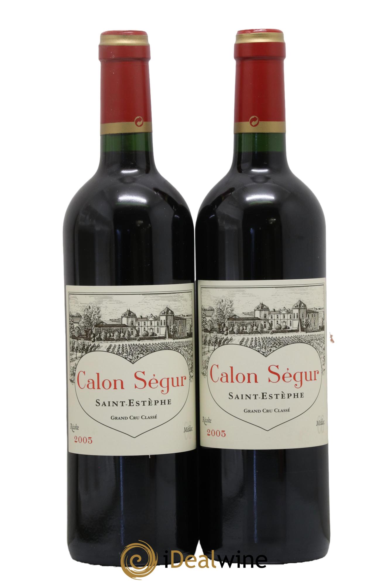 Château Calon Ségur 3ème Grand Cru Classé 2005 - Posten von 2 Flaschen - 0