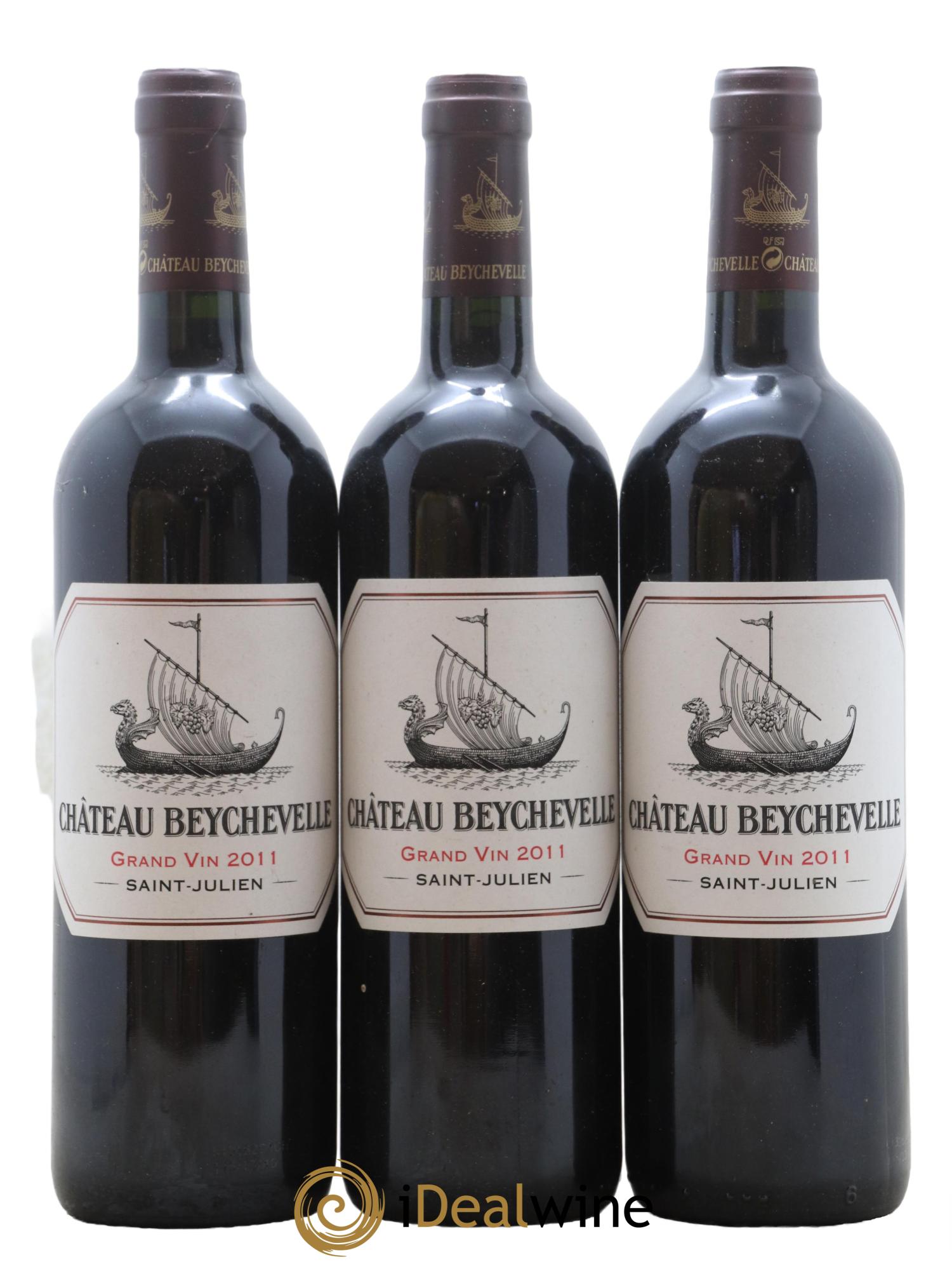 Château Beychevelle 4ème Grand Cru Classé 2011 - Lot de 6 bouteilles - 1