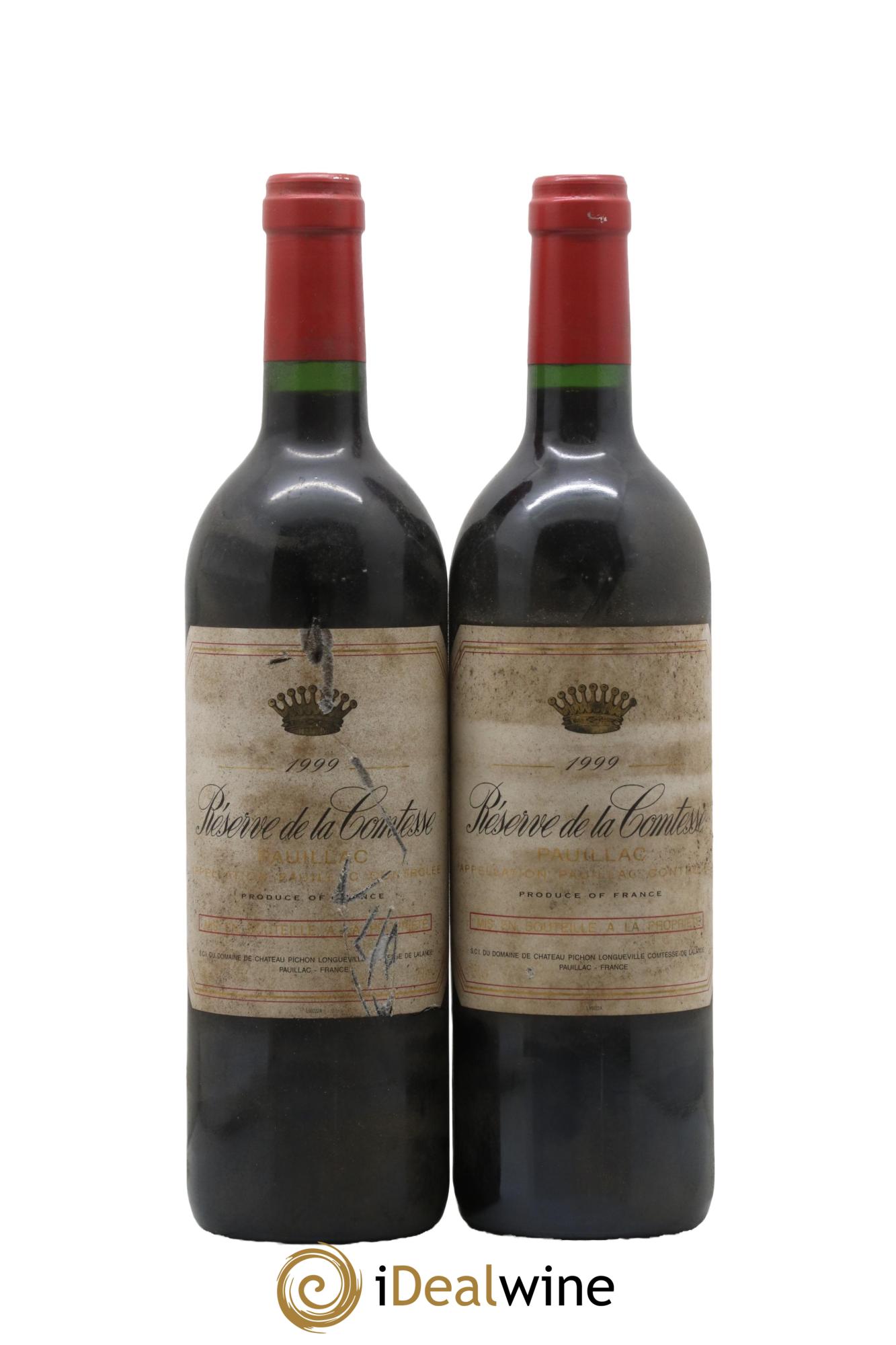 Réserve de la Comtesse Second Vin 1999 - Lot de 2 bouteilles - 0