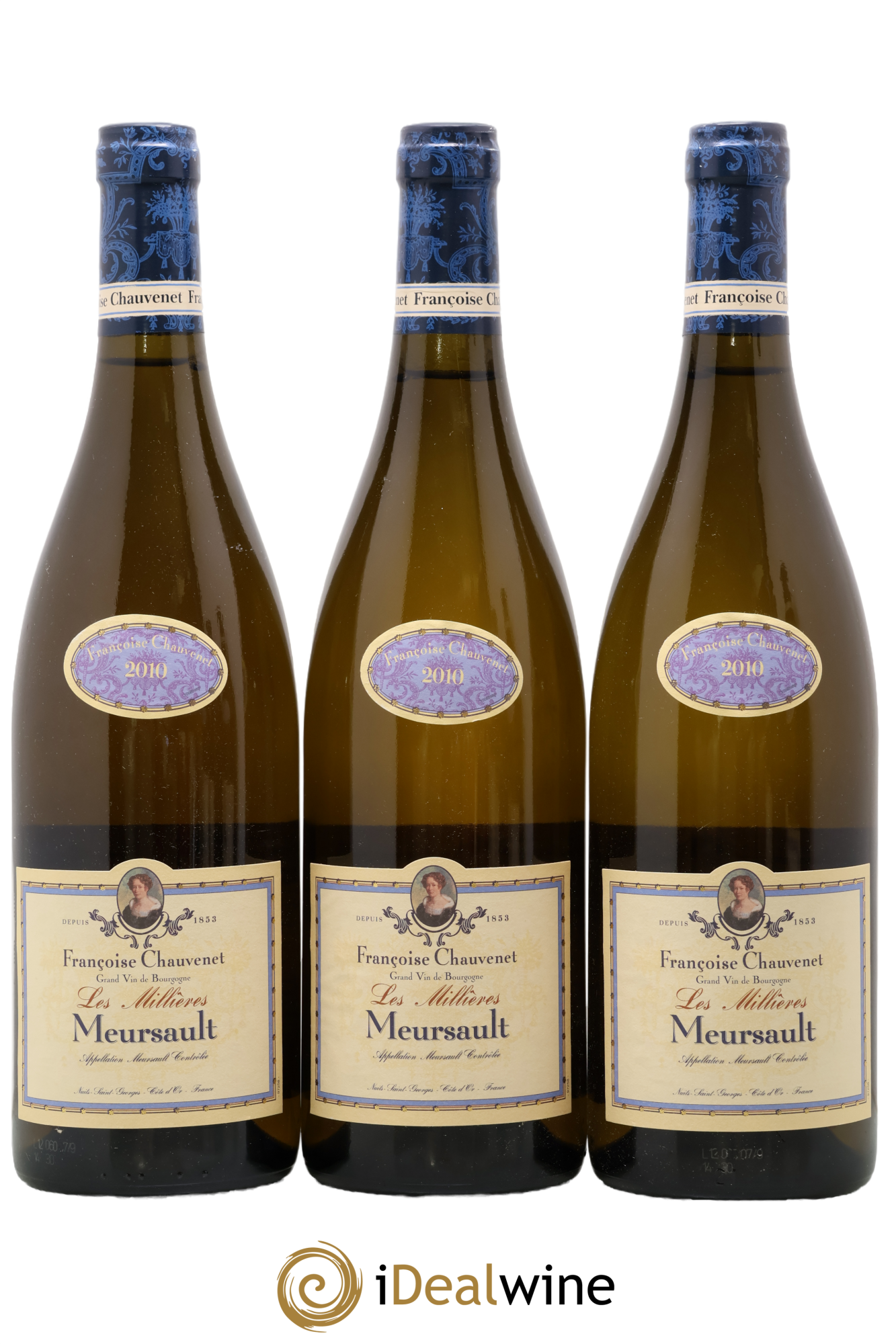 Meursault Les Millières François Chauvenet 2010 - Posten von 3 Flaschen - 0