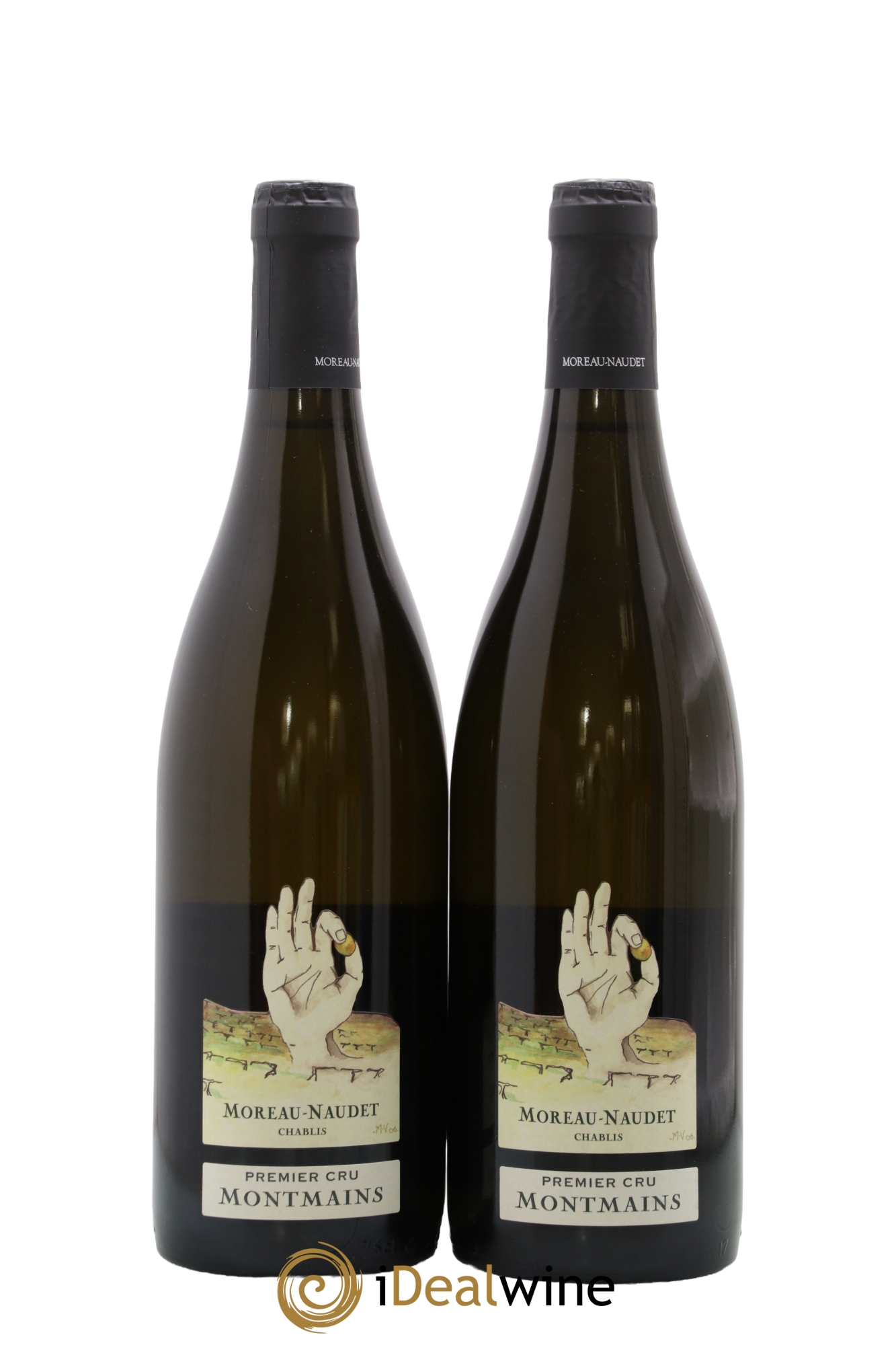 Chablis 1er Cru Montmains Stephane Moreau-Naudet 2018 - Lot de 2 bouteilles - 0