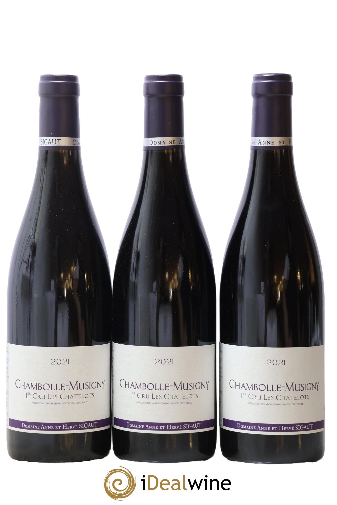 Chambolle-Musigny 1er Cru Les Chatelots Anne et Hervé Sigaut (Domaine) 2021 - Lot de 3 bouteilles - 0