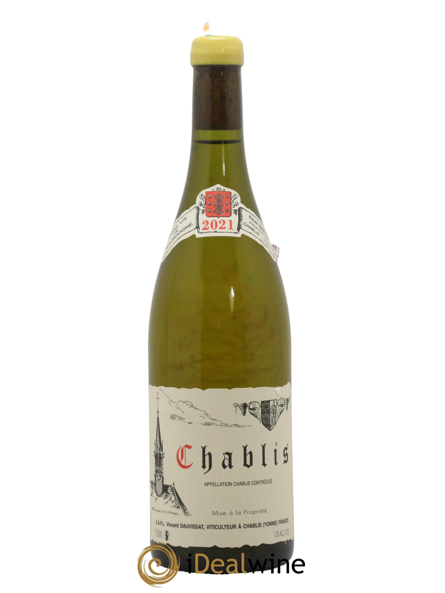 Chablis Vincent Dauvissat (Domaine) 2021 - Lot de 1 bouteille - 0