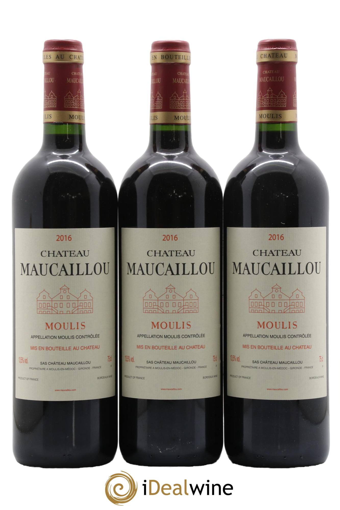 Château Maucaillou  2016 - Lot of 6 bottles - 1