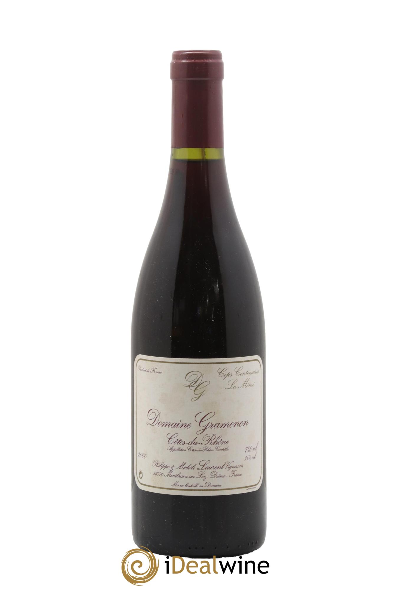 Côtes-du-Rhône La Mémé Ceps Centenaires Gramenon (Domaine) 2000 - Lot of 1 bottle - 0