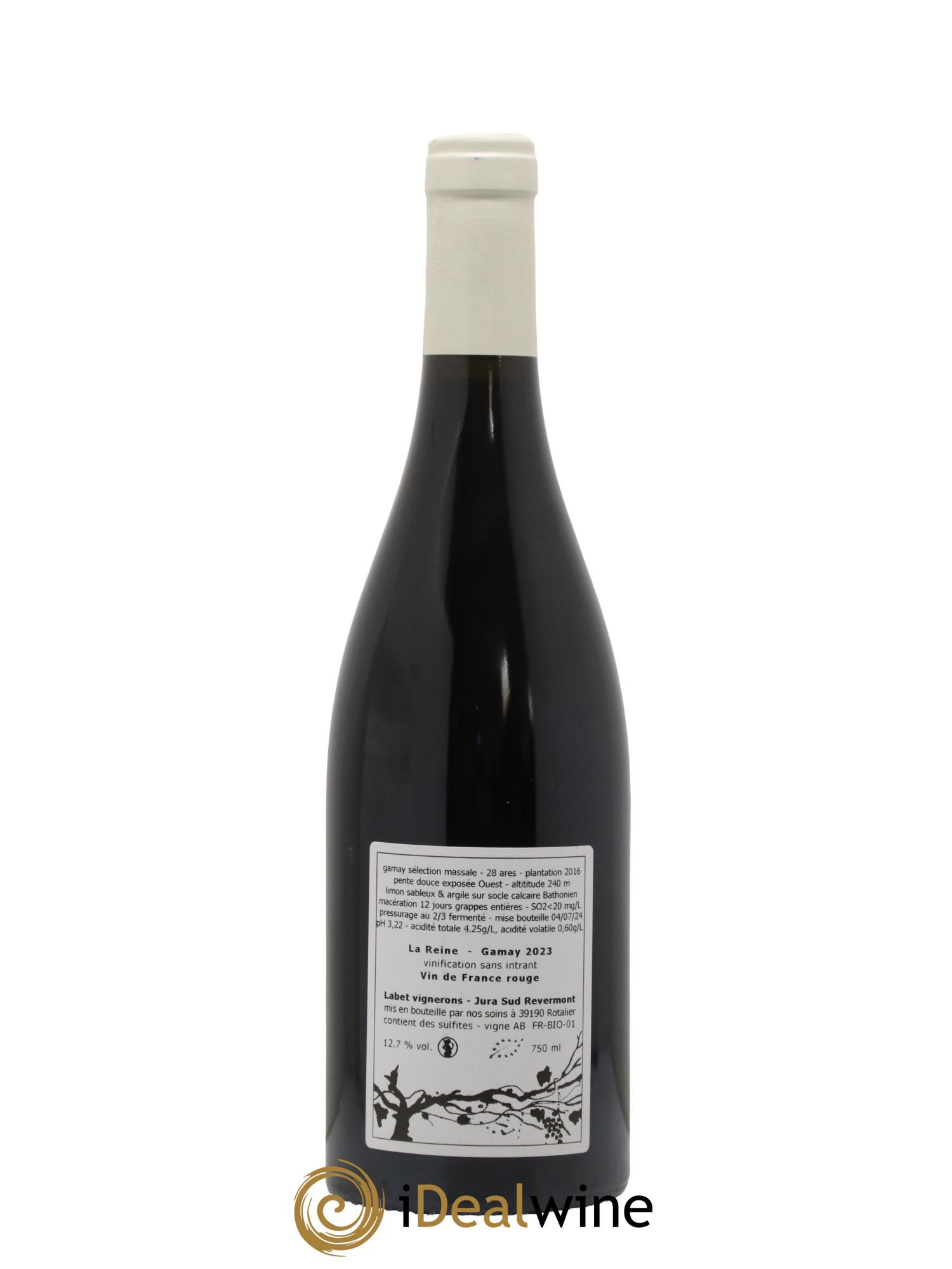 Vin de France Gamay La Reine Labet (Domaine) 2023 - Lot de 1 bouteille - 1