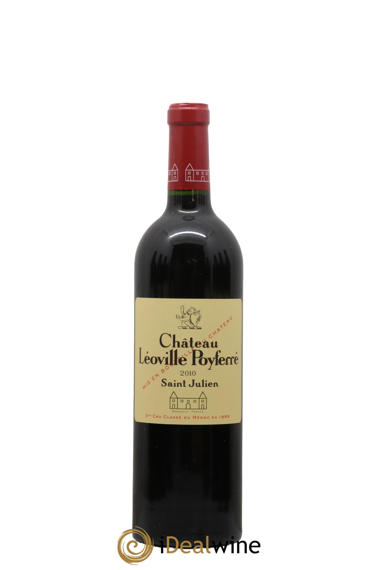 Château Léoville Poyferré 2ème Grand Cru Classé 2010 - Lot de 1 bouteille - 0