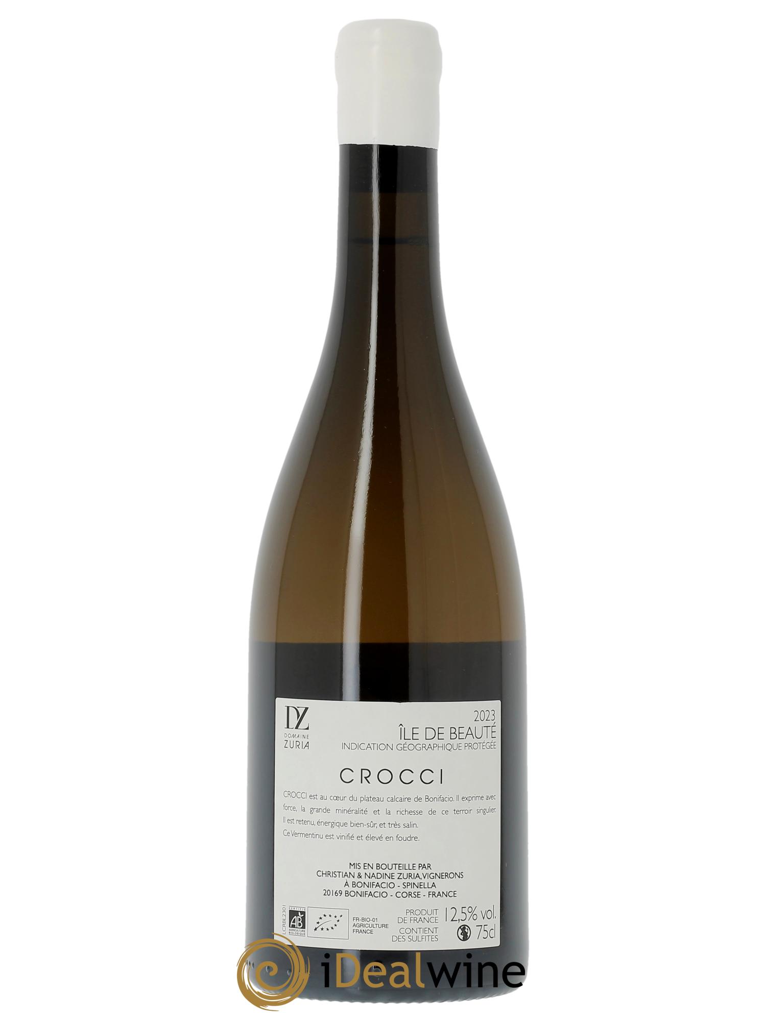 IGP Ile de Beauté Crocci Zuria 2023 - Posten von 1 Flasche - 1