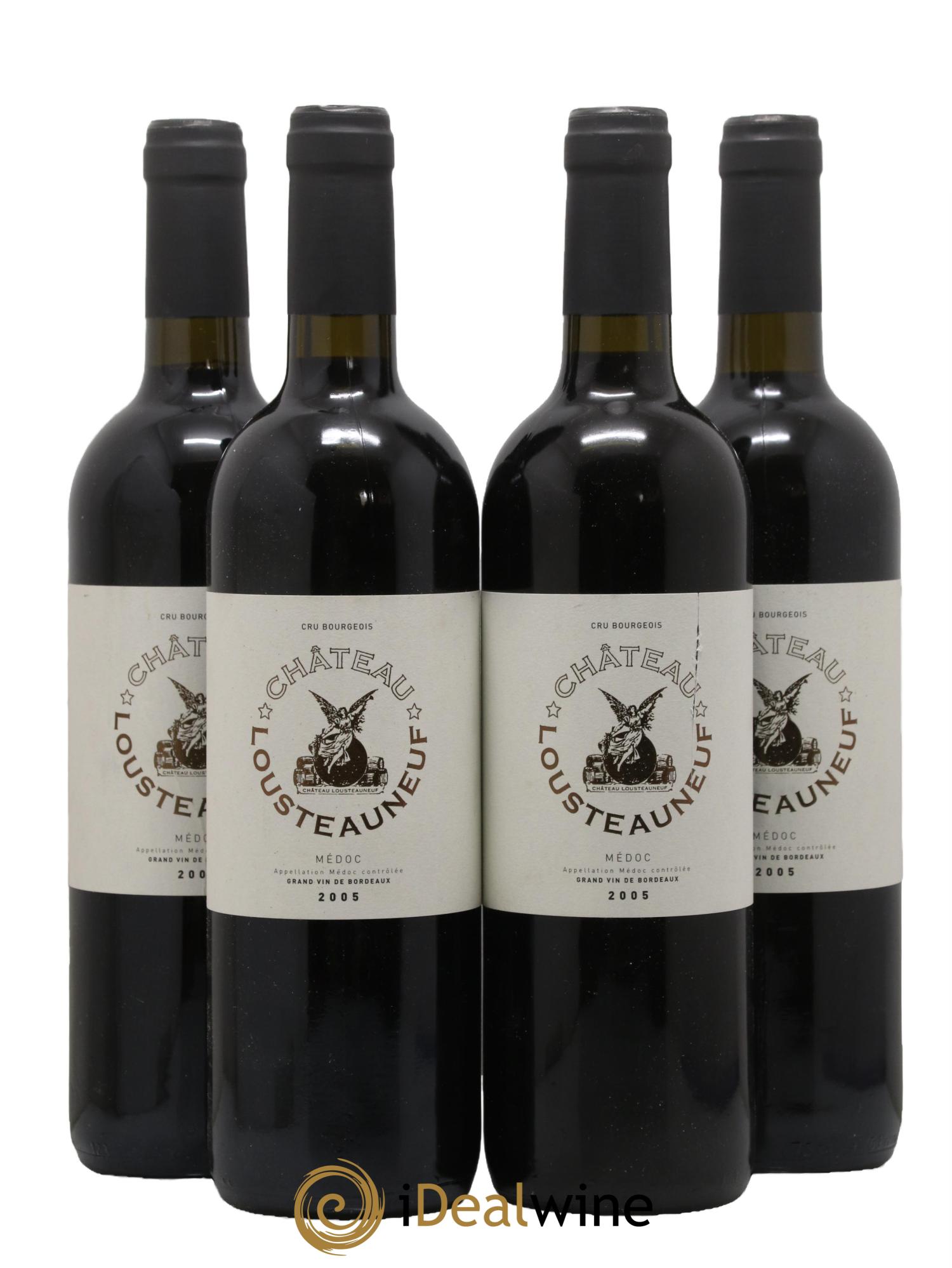 Médoc Château Lousteauneuf 2005 - Lot de 4 bouteilles - 0