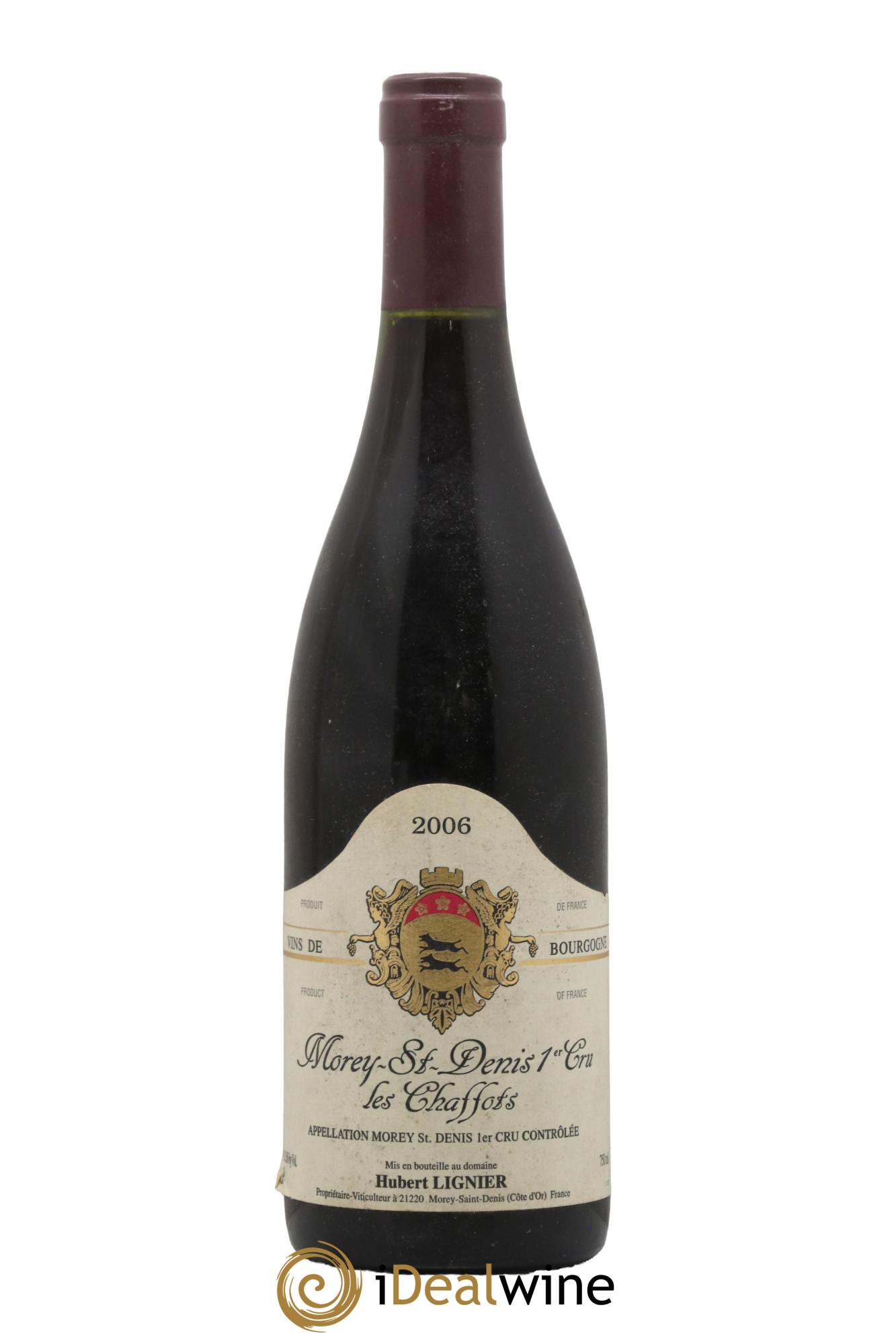 Morey Saint-Denis 1er Cru Les Chaffots Hubert Lignier (Domaine) 2006 - Lot of 1 bottle - 0