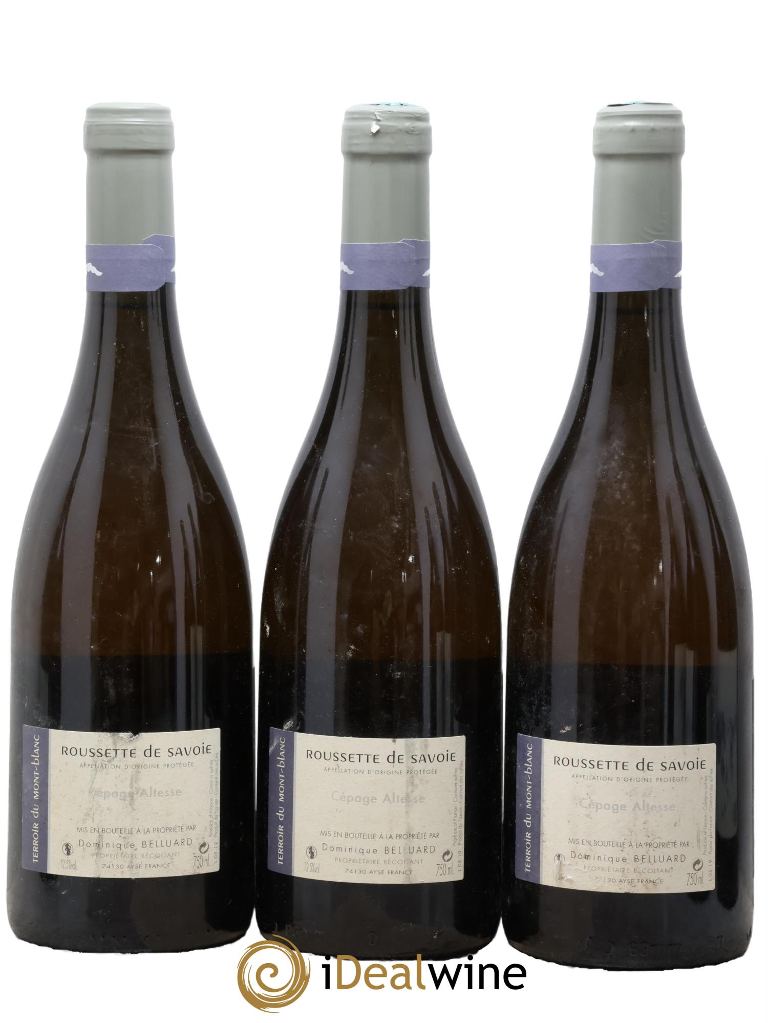 Vin de France Les Grandes Jorasses Domaine Belluard 2019 - Lot of 3 bottles - 1