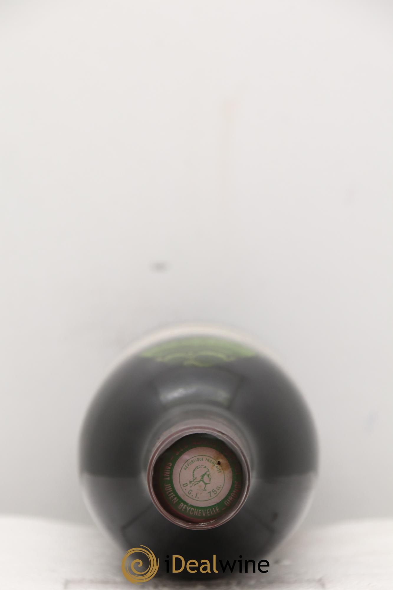 Château Beychevelle 4ème Grand Cru Classé 1982 - Lot de 1 bouteille - 1