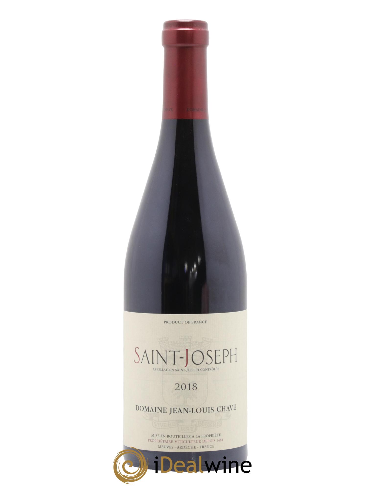 Saint-Joseph Jean-Louis Chave 2018 - Lot de 1 bouteille - 0