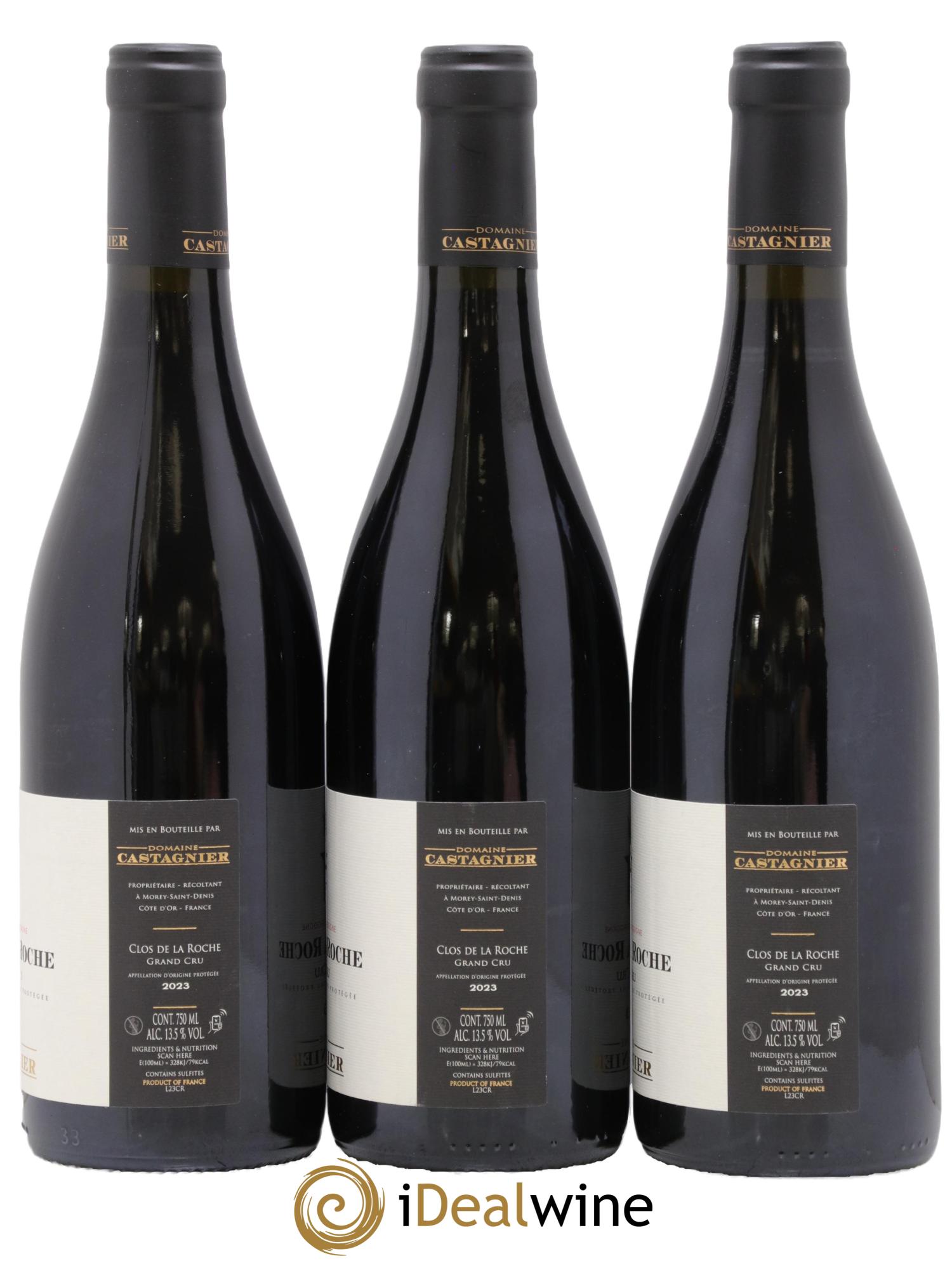 Clos de la Roche Grand Cru Castagnier (Domaine) 2023 - Lot de 3 bouteilles - 1