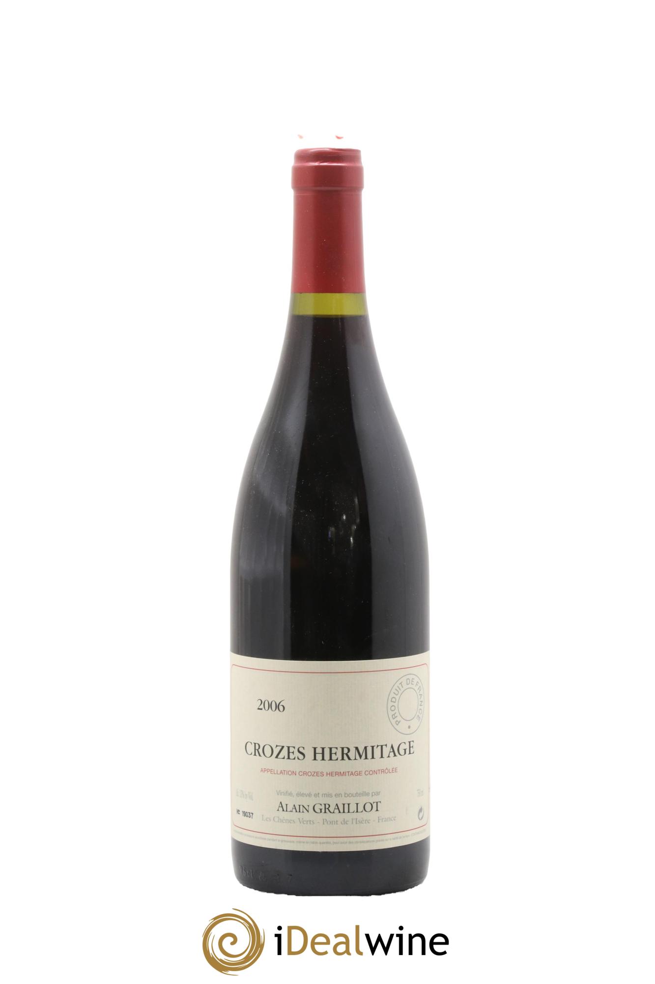 Crozes-Hermitage Domaine Graillot 2006 - Lot de 1 bouteille - 0