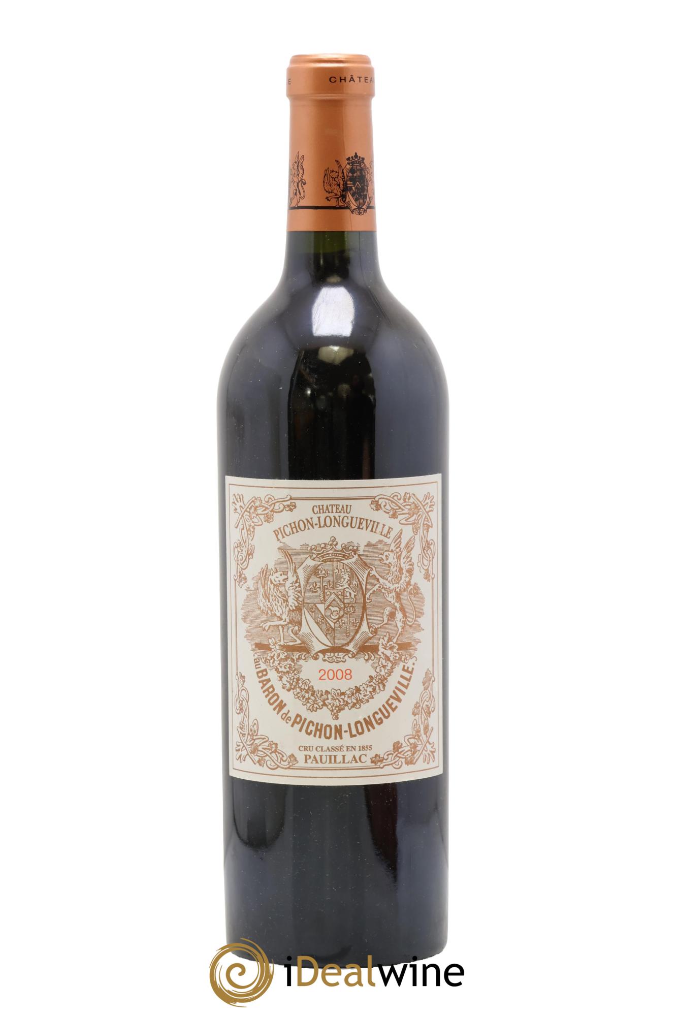 Pichon Longueville Baron 2ème Grand Cru Classé 2008 - Lot de 1 bouteille - 0