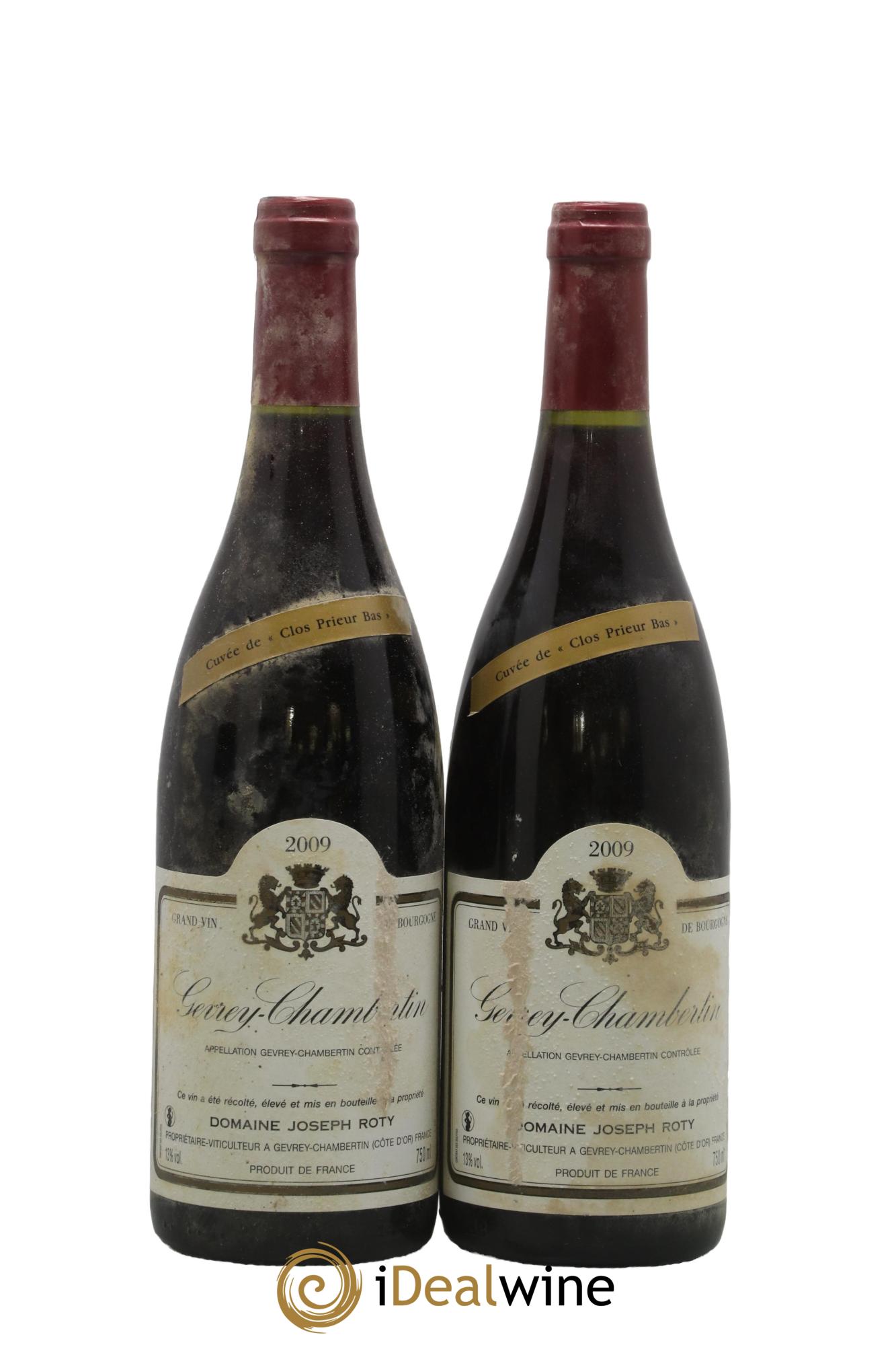 Gevrey-Chambertin Prieur Bas Roty 2009 - Lot de 2 bouteilles - 0