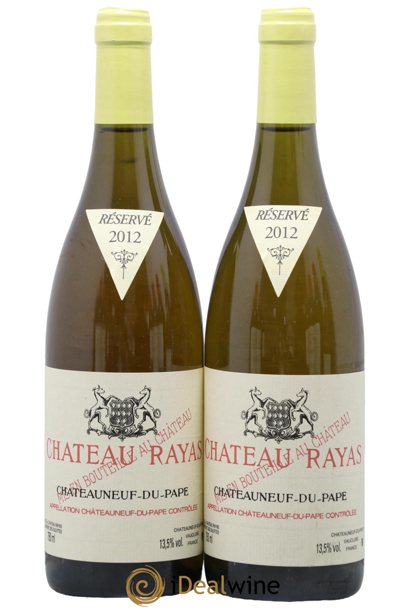 Châteauneuf-du-Pape Château Rayas Emmanuel Reynaud 2012 - Posten von 2 Flaschen - 0