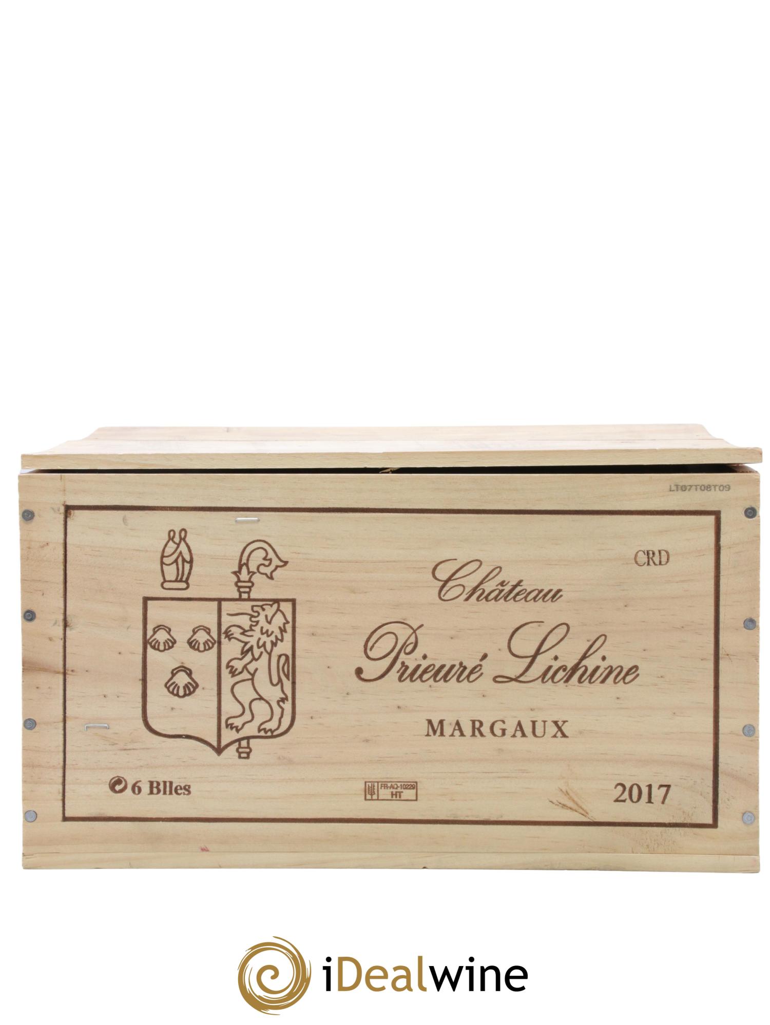 Château Prieuré Lichine 4ème Grand Cru Classé 2017 - Posten von 6 Flaschen - 1