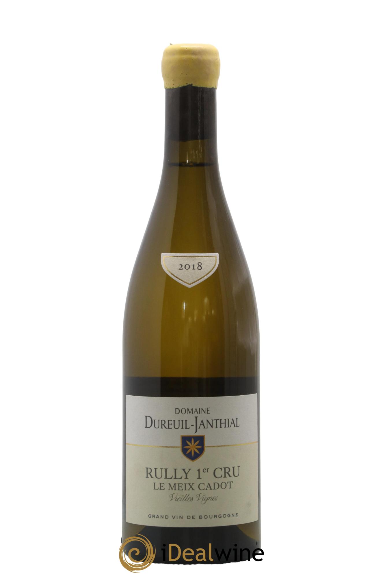 Rully 1er Cru Le Meix Cadot Vieilles Vignes Vincent Dureuil-Janthial 2018 - Lot de 1 bouteille - 0
