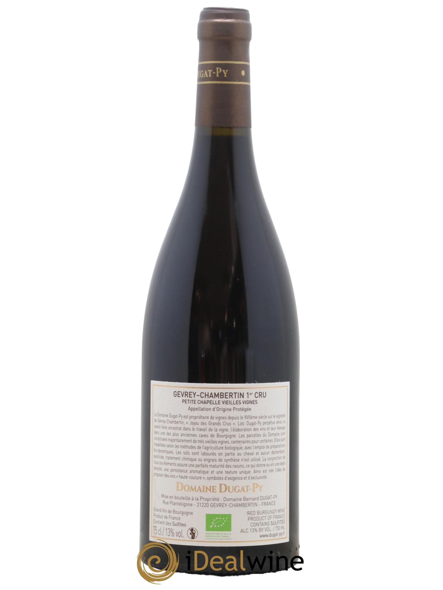 Gevrey-Chambertin 1er Cru Petite Chapelle Vieilles Vignes Dugat-Py 2018 - Lotto di 1 bottiglia - 1