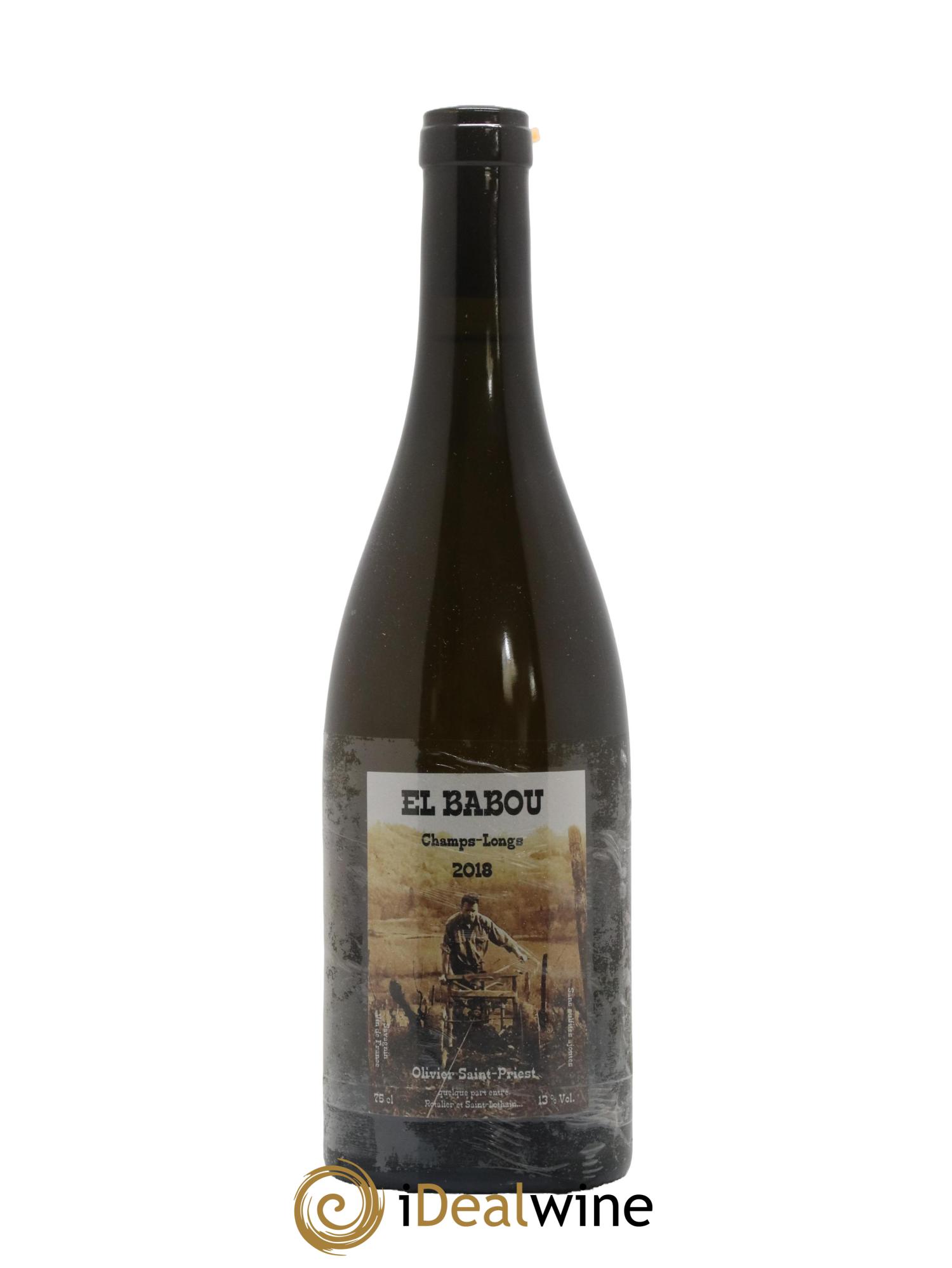 Vin de France Savagnin Champs Longs El Babou (Olivier Saint-Priest) 2018 - Lot de 1 bouteille - 0