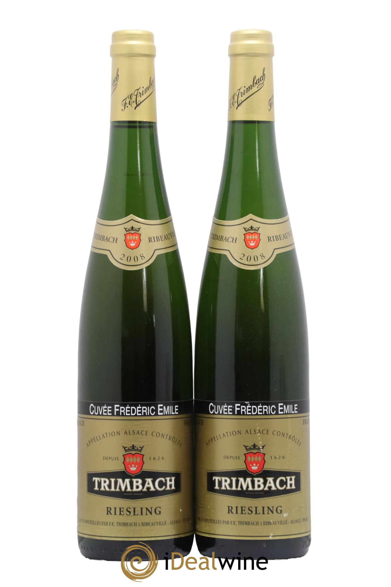 Alsace Riesling Cuvée Frédéric Emile Trimbach (Domaine) 2008 - Lot de 2 bouteilles - 0