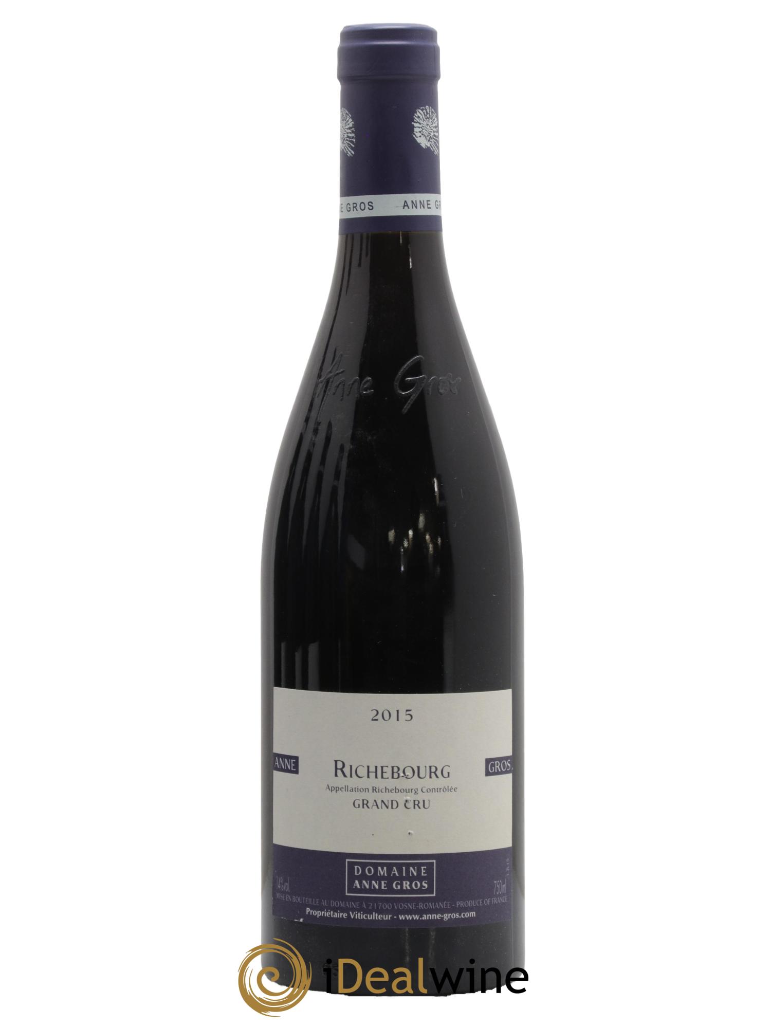 Richebourg Grand Cru Anne Gros 2015 - Lot de 1 bouteille - 0