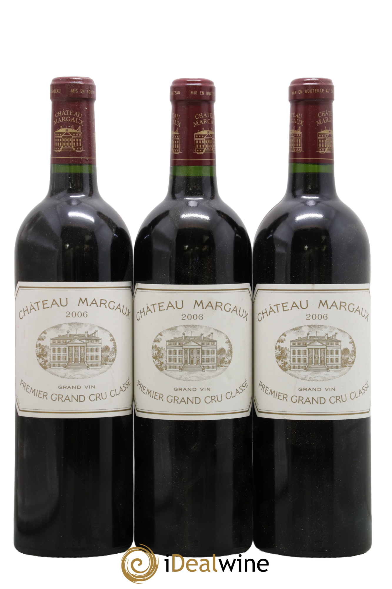 Château Margaux 1er Grand Cru Classé 2006 - Lot of 3 bottles - 0