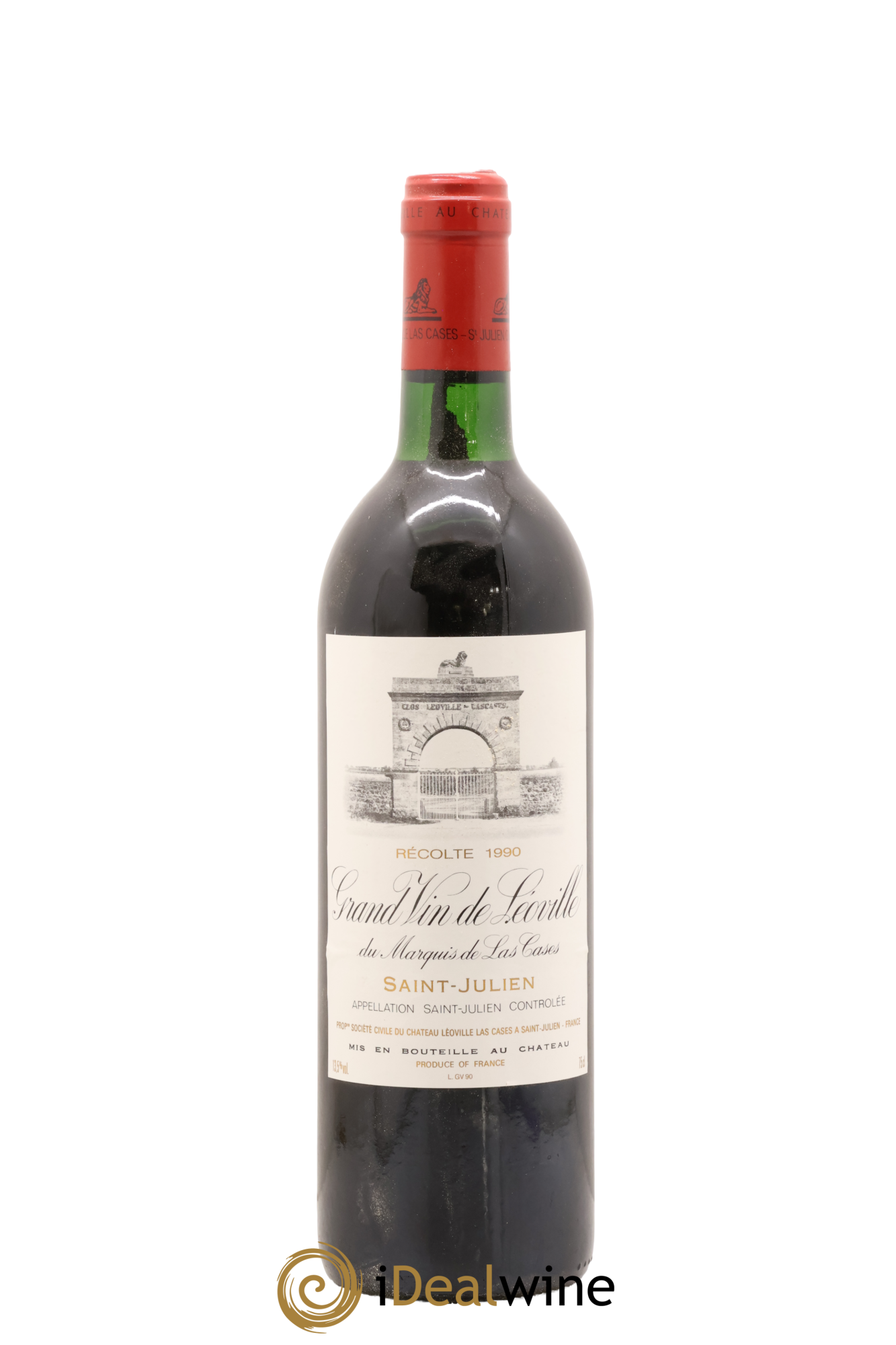 Château Léoville Las Cases 2ème Grand Cru Classé 1990 - Lot of 1 bottle - 0