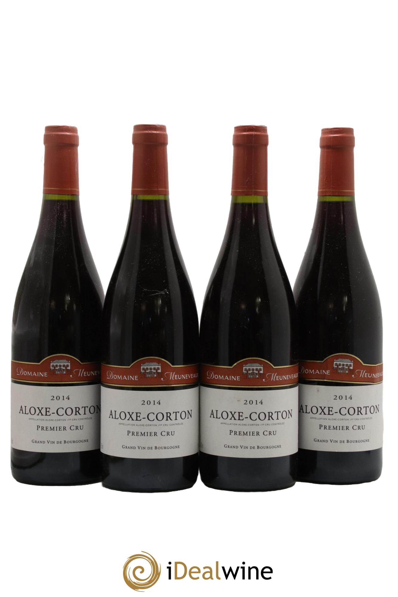 Aloxe-Corton 1er Cru Domaine Meuneveaux 2014 - Lot de 4 bouteilles - 0