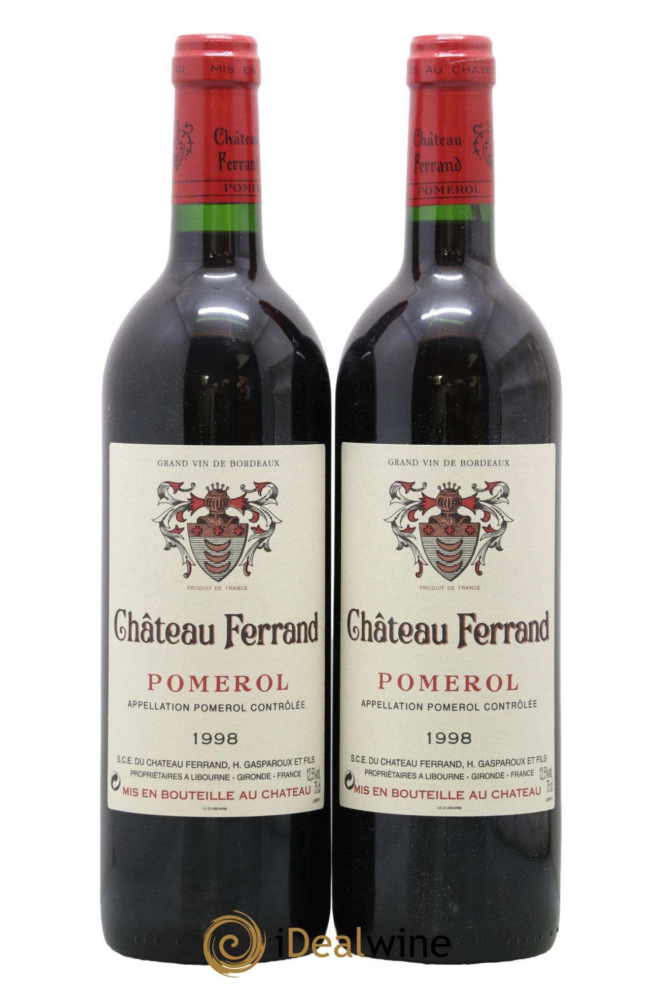 Château Ferrand 1998 - Posten von 2 Flaschen - 0