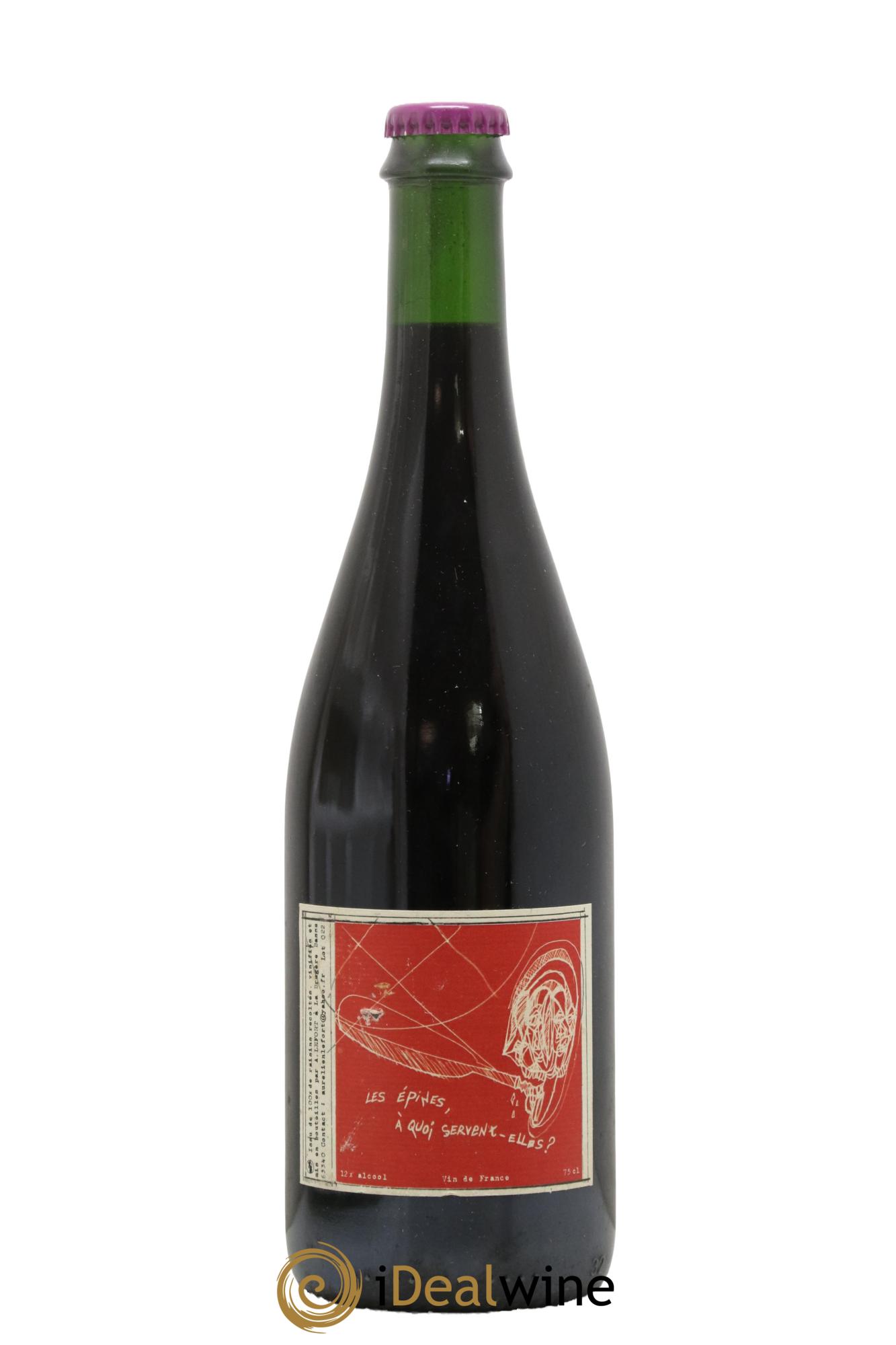 Vin de France Les Epines A quoi Servent-Elles Aurélien Lefort 2022 - Lotto di 1 bottiglia - 0