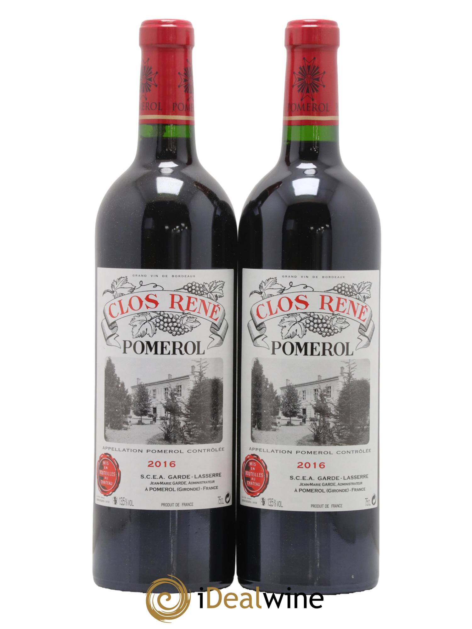 Clos René 2016 - Posten von 2 Flaschen - 0