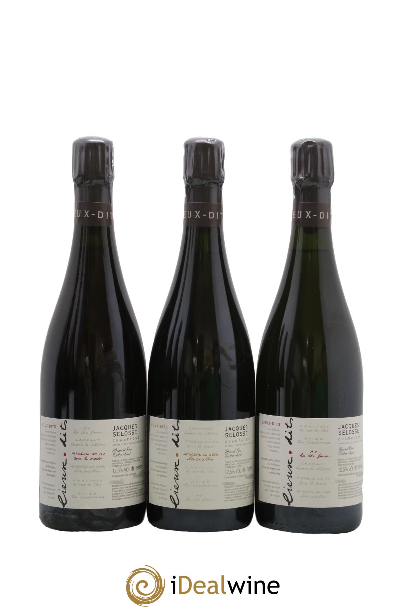 Caisse Collection Lieux-dits Jacques Selosse - Lot of 6 bottles - 1