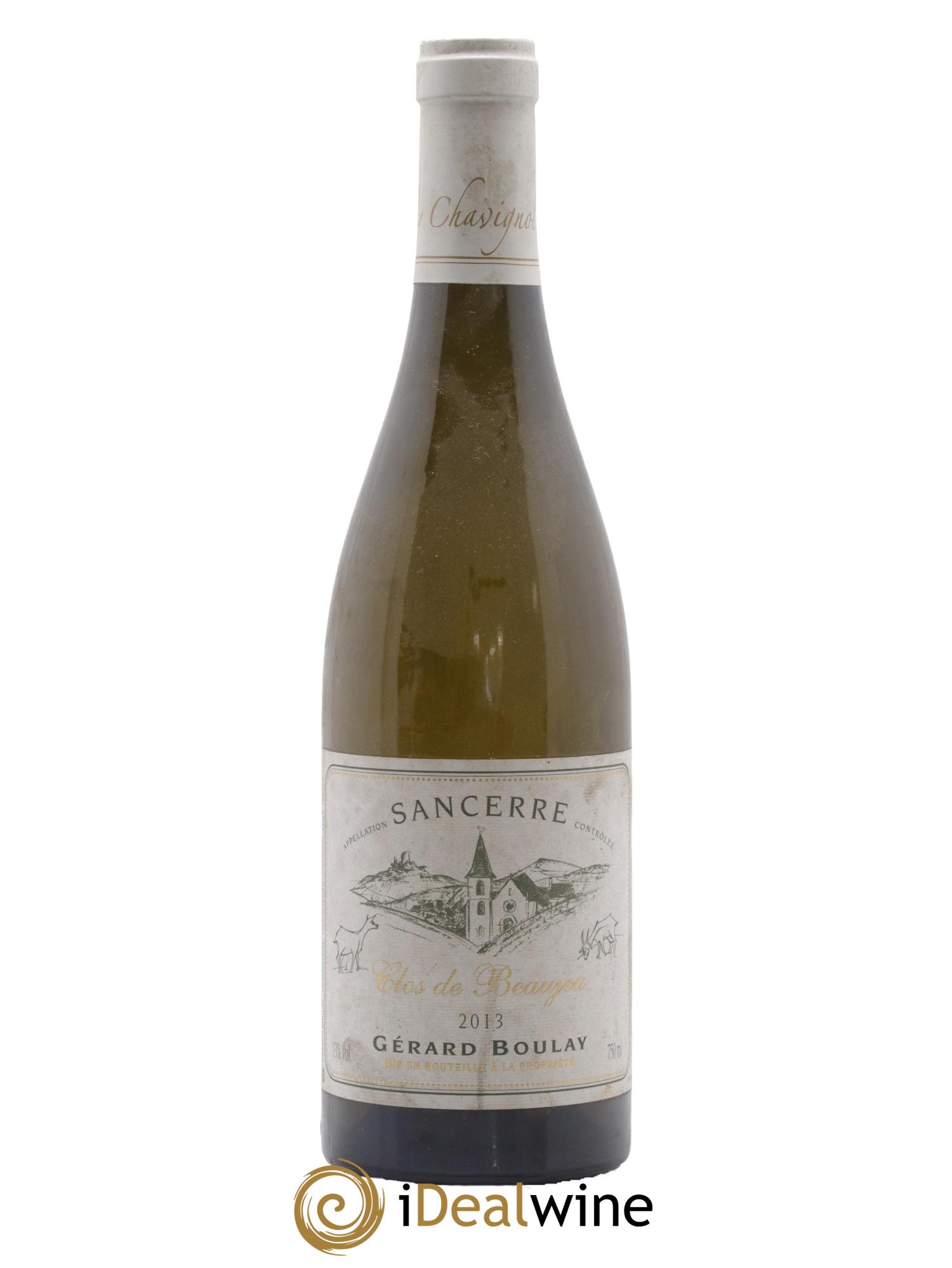 Sancerre Clos de Beaujeu Gérard Boulay 2013 - Lot de 1 bouteille - 0