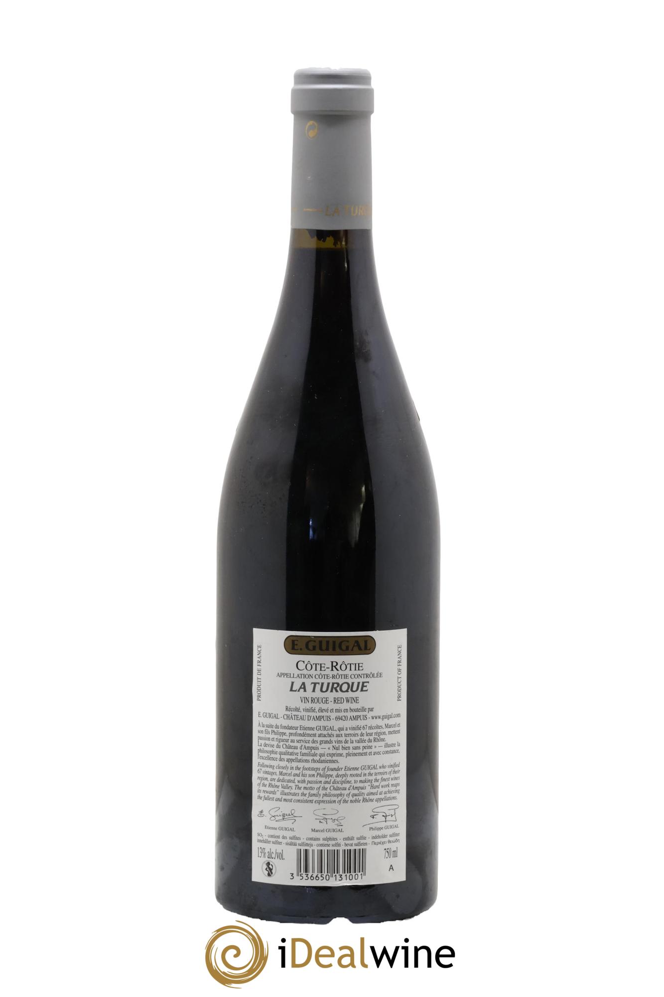Côte-Rôtie La Turque Guigal 2008 - Lot of 1 bottle - 1