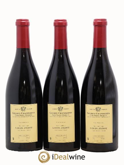 Gevrey-Chambertin 1er Cru Clos Saint Jacques Domaine Louis Jadot 2012 - Lot de 3 bouteilles - 1