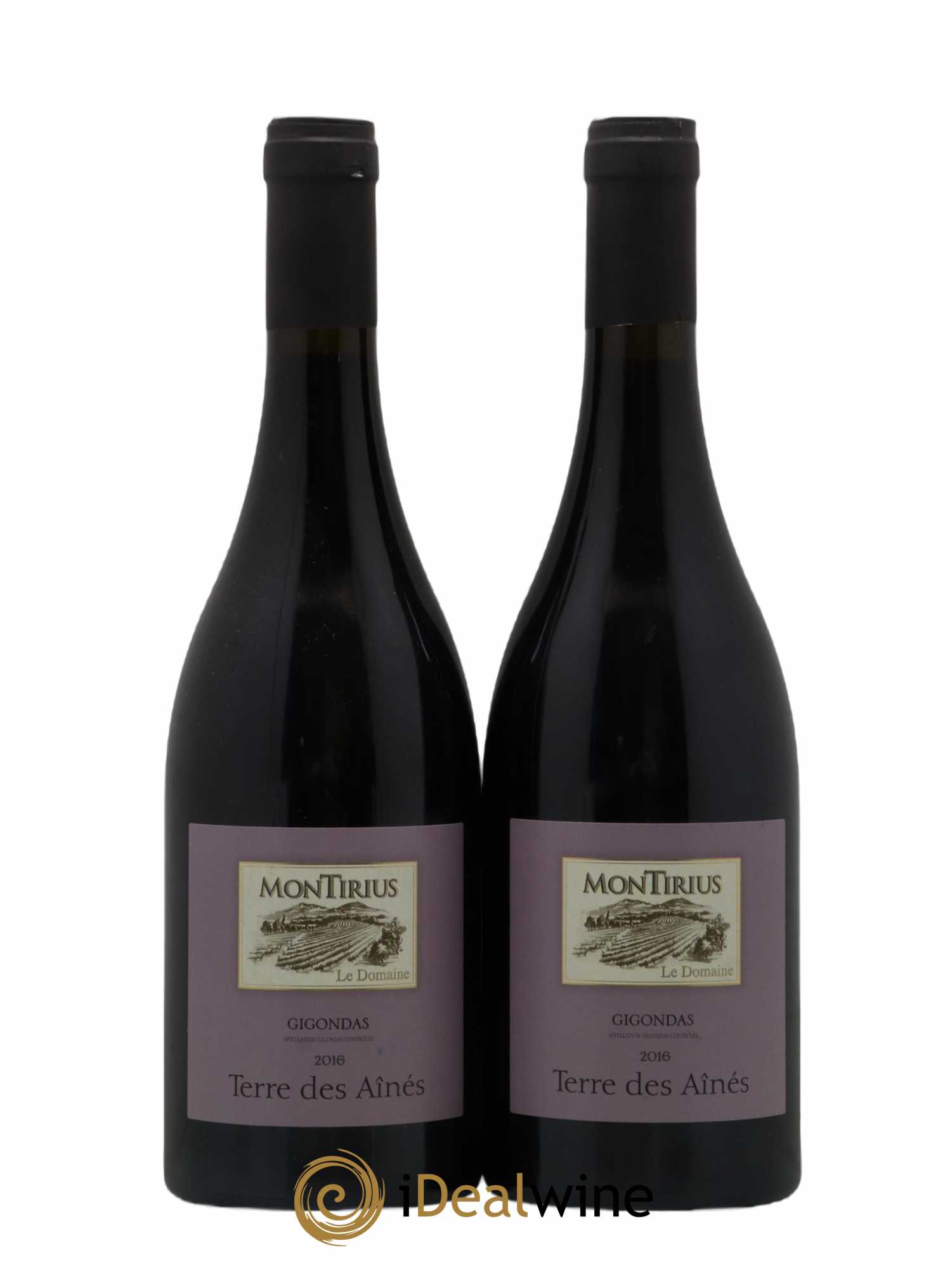 Gigondas 2016 - Lot of 2 bottles - 0