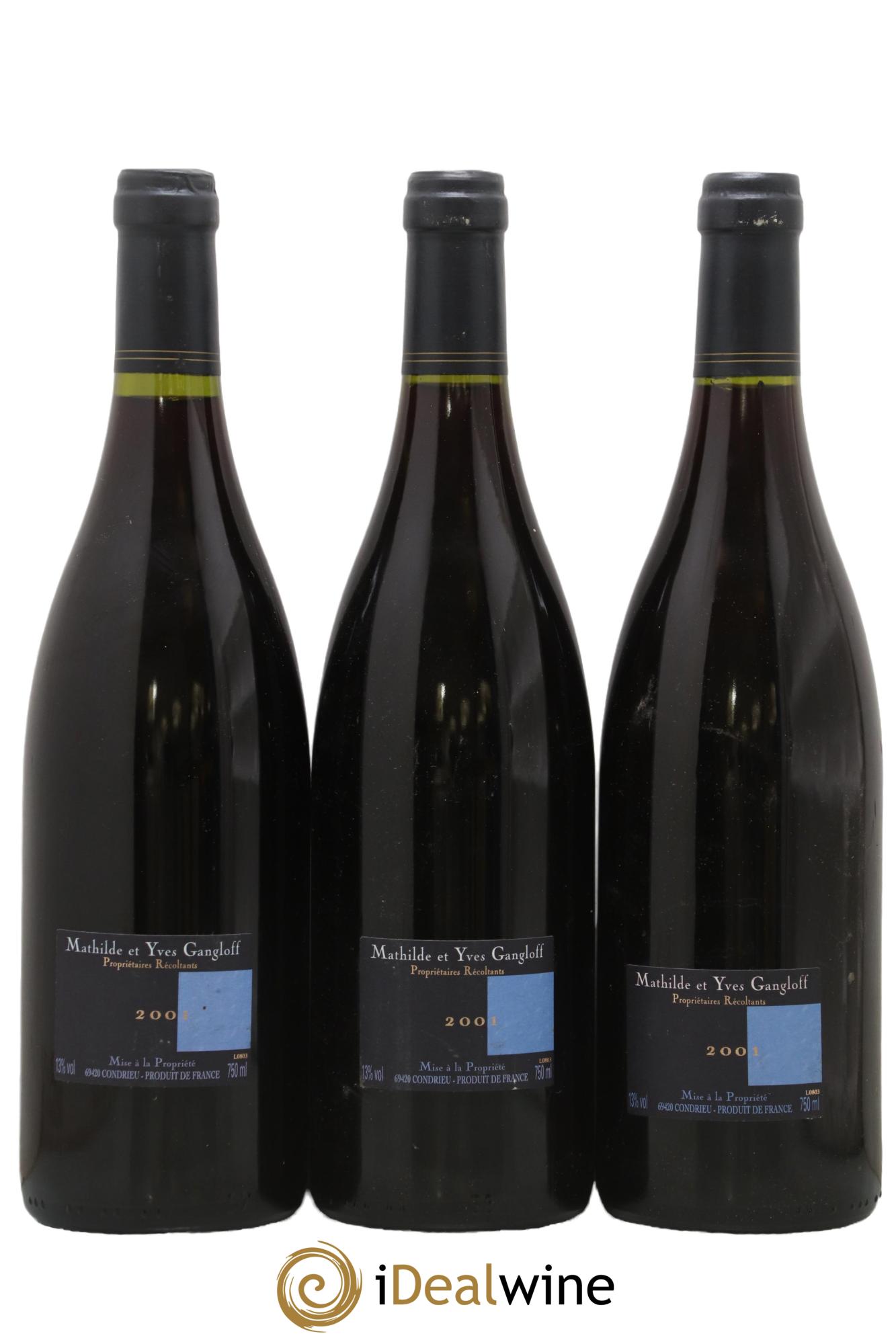 Côte-Rôtie La Barbarine Gangloff (Domaine) 2001 - Lot de 3 bouteilles - 1